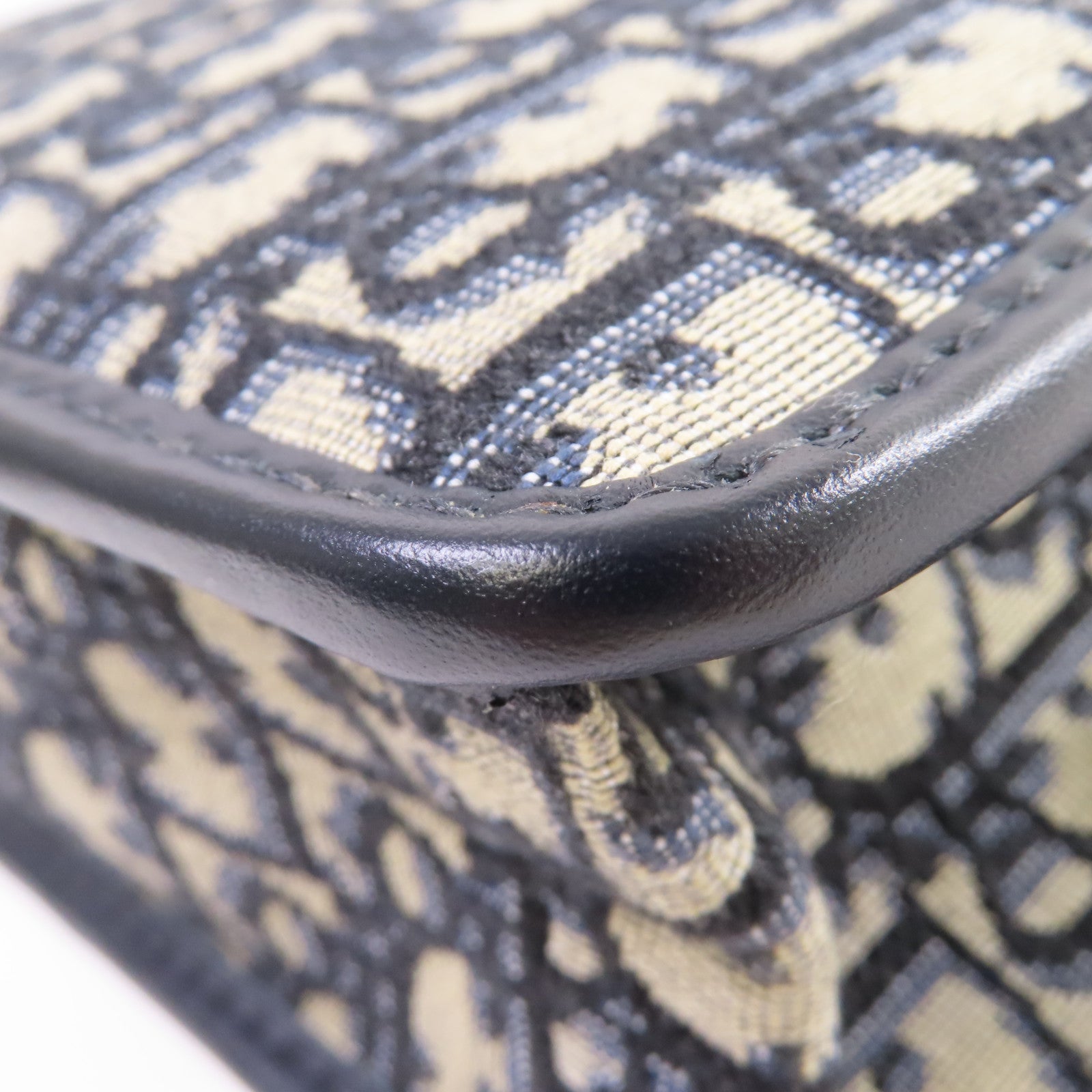 Dior Oblique帆布30 Montaigne Shoulder Bag金扣肩背袋寶藍色
