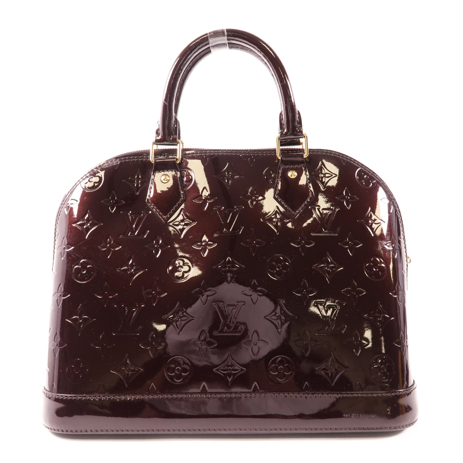 LOUIS VUITTON Vernis Alma PM金扣手挽袋