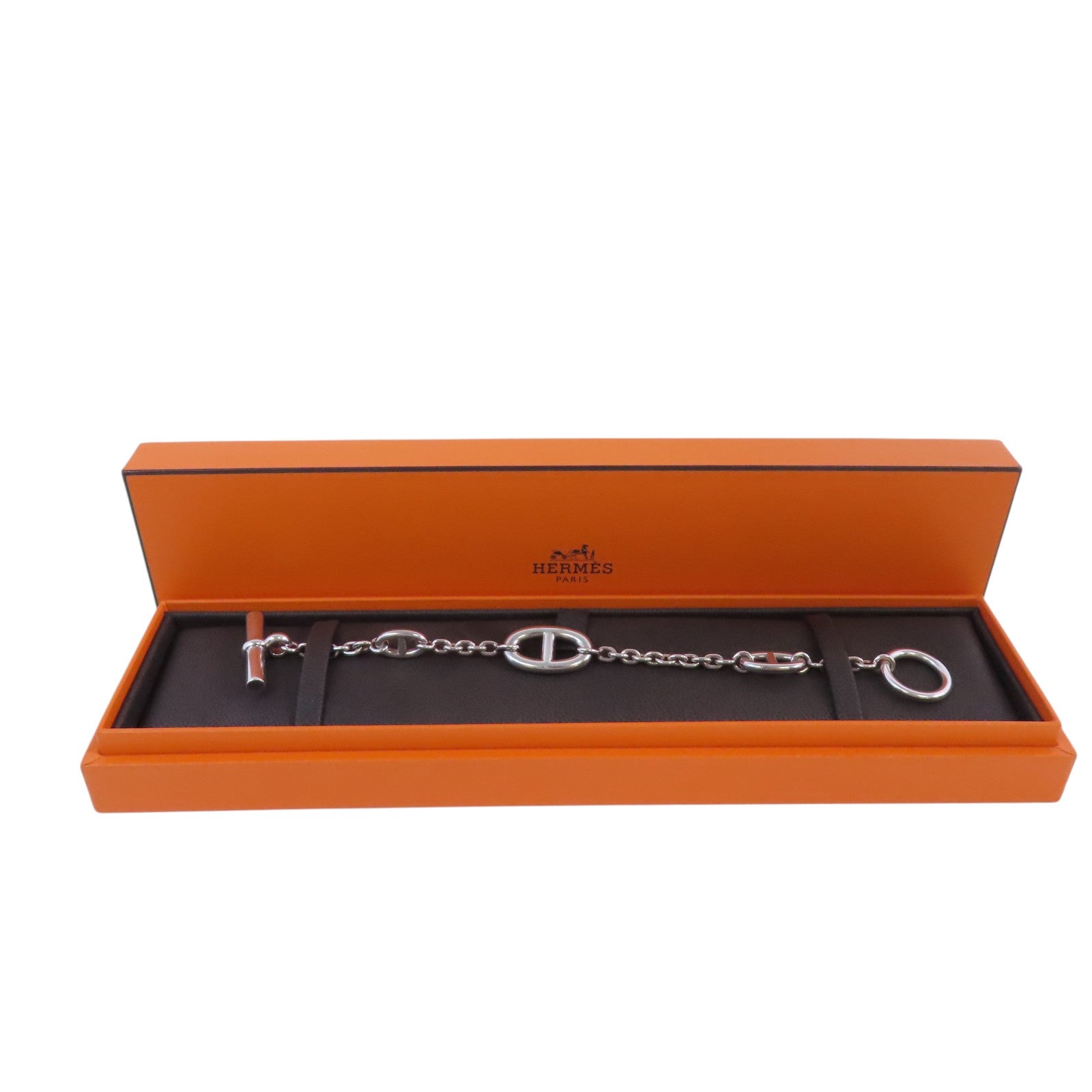 HERMES 925純銀Farandole Bracelet銀扣手鏈