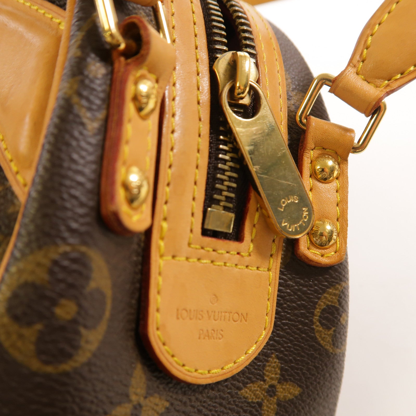 LOUIS VUITTON LV Clara Shoulder Bag M40057 Monogram Brown