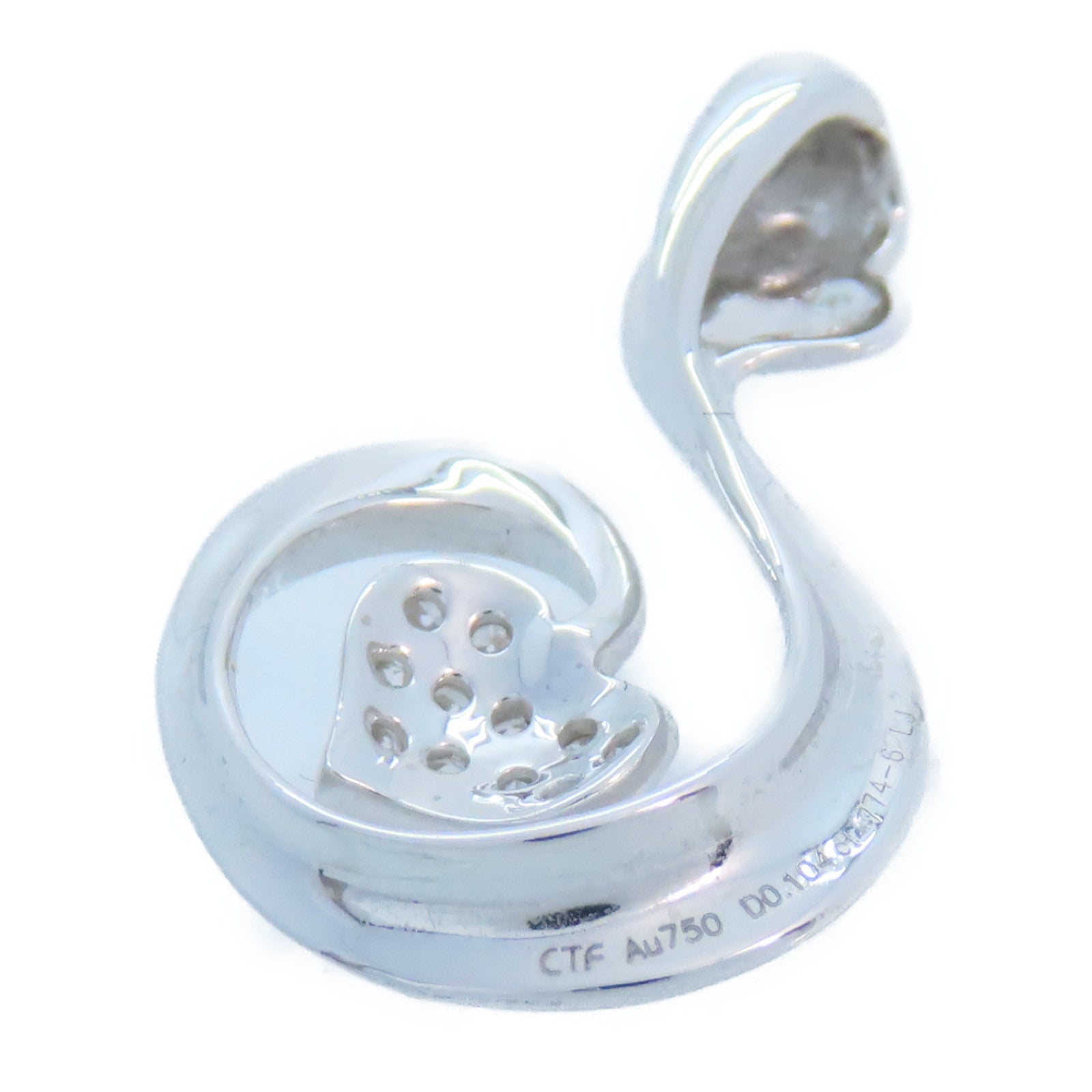 JEWELRY 【激減優惠】18K白金/鑽石Diamond Pendant Top吊墜頭扣