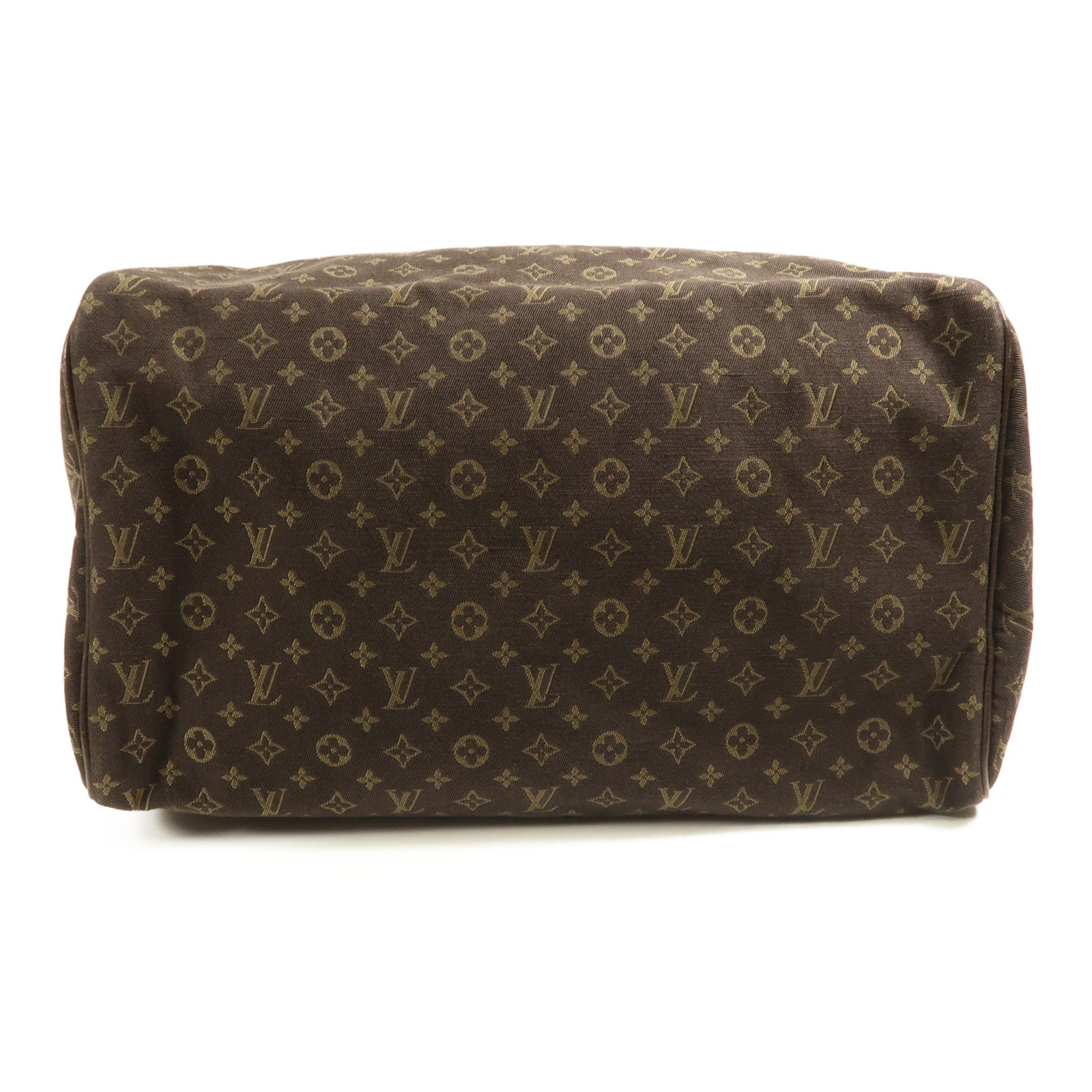 LOUIS VUITTON Monogram Mini Lin Speedy 30金扣手挽袋