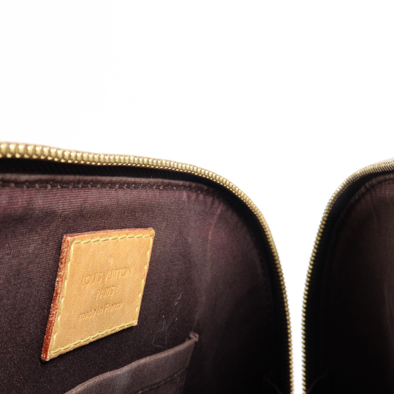 LOUIS VUITTON Monogram Vernis Alma BB手挽肩背兩用袋