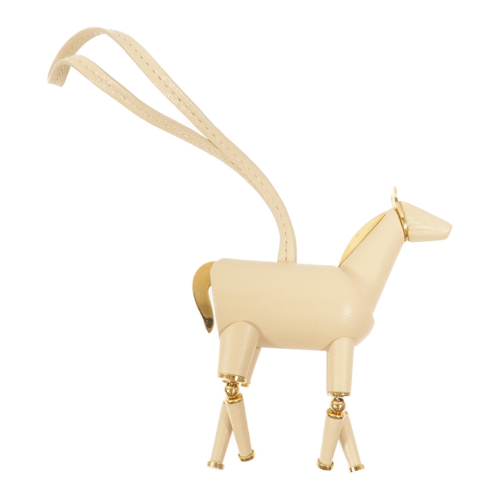 Loro Piana 牛皮皮革/金屬Llama Charm掛飾