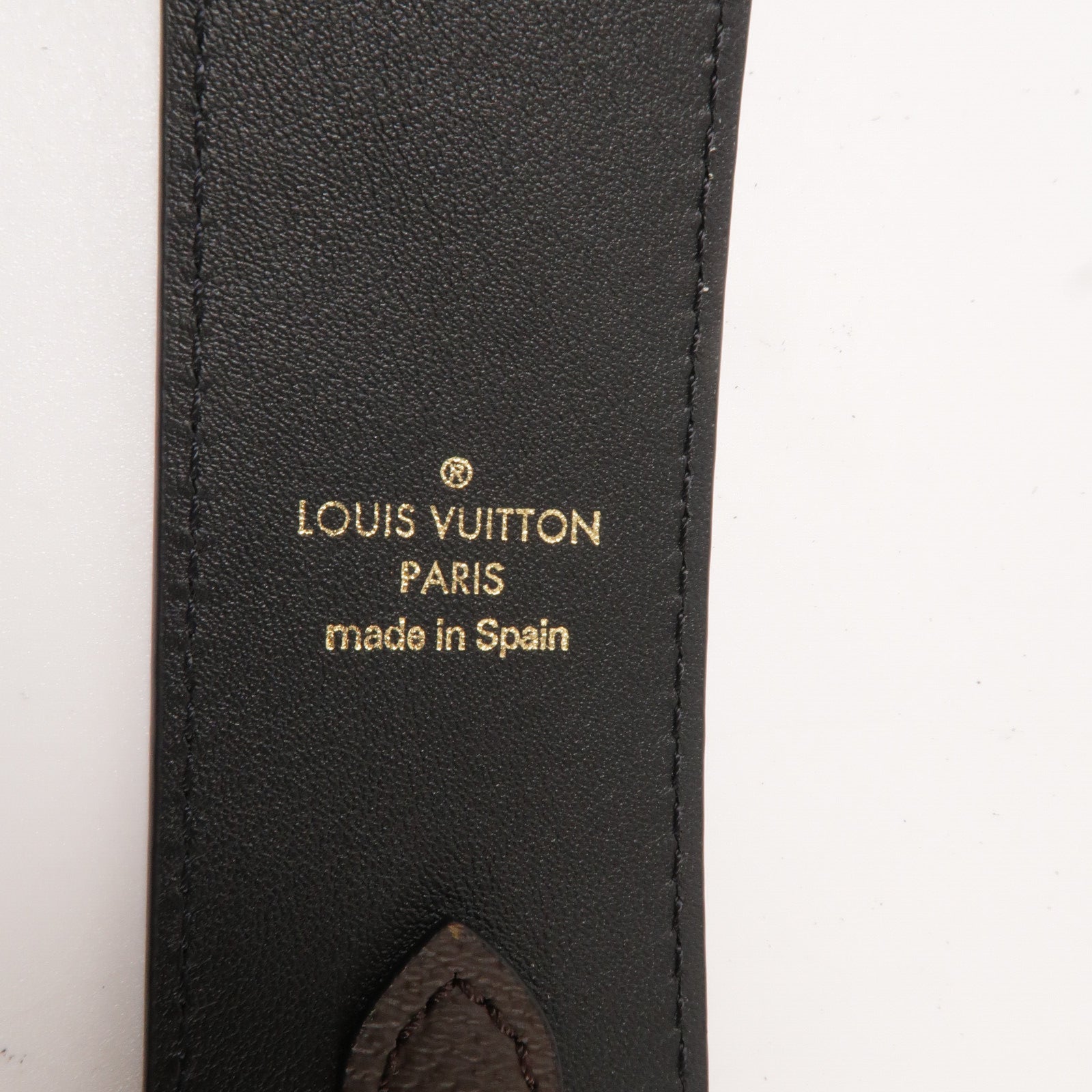 LOUIS VUITTON Monogram/牛皮皮革Bandouliere肩帶