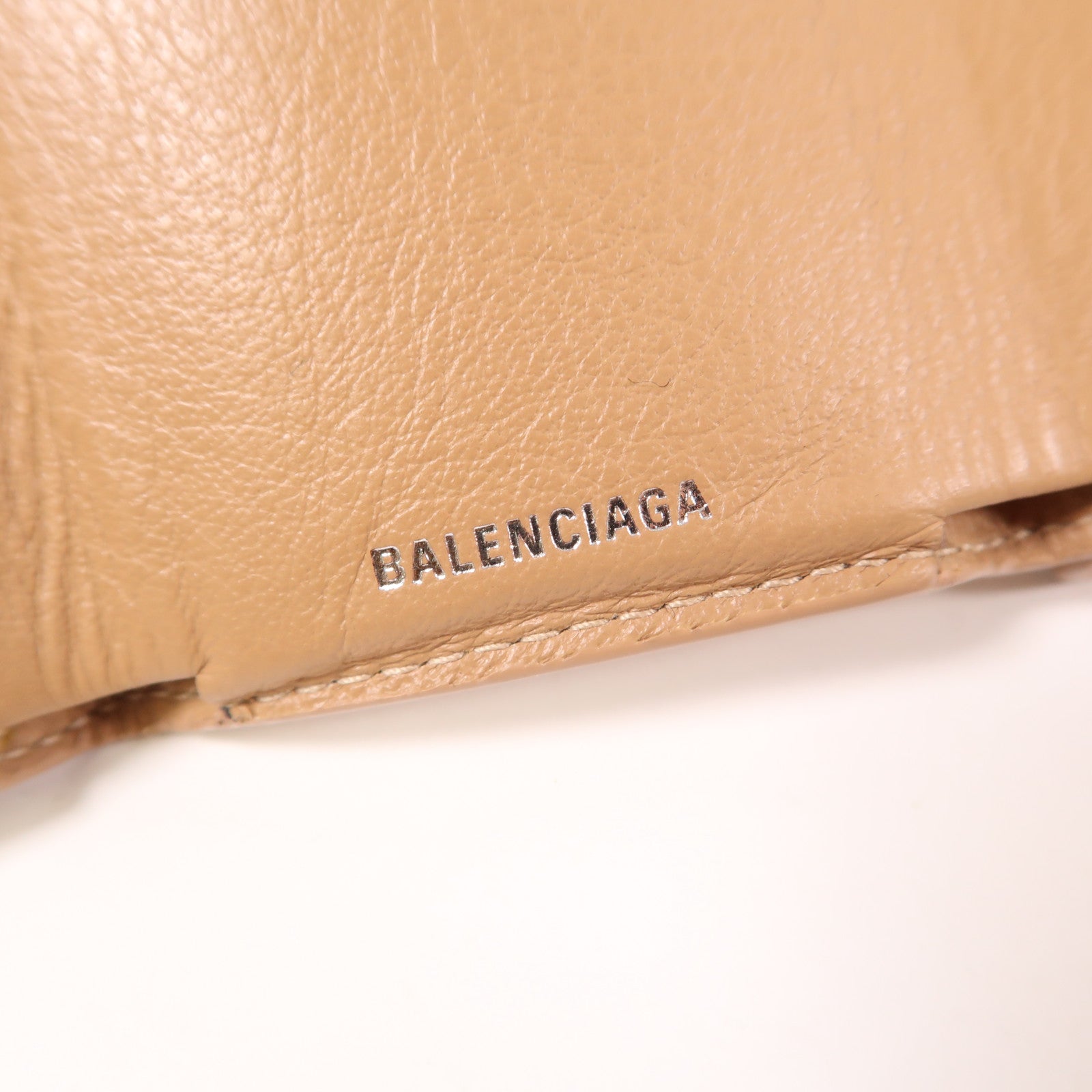 BALENCIAGA 羊皮皮革Wallet銀扣錢包