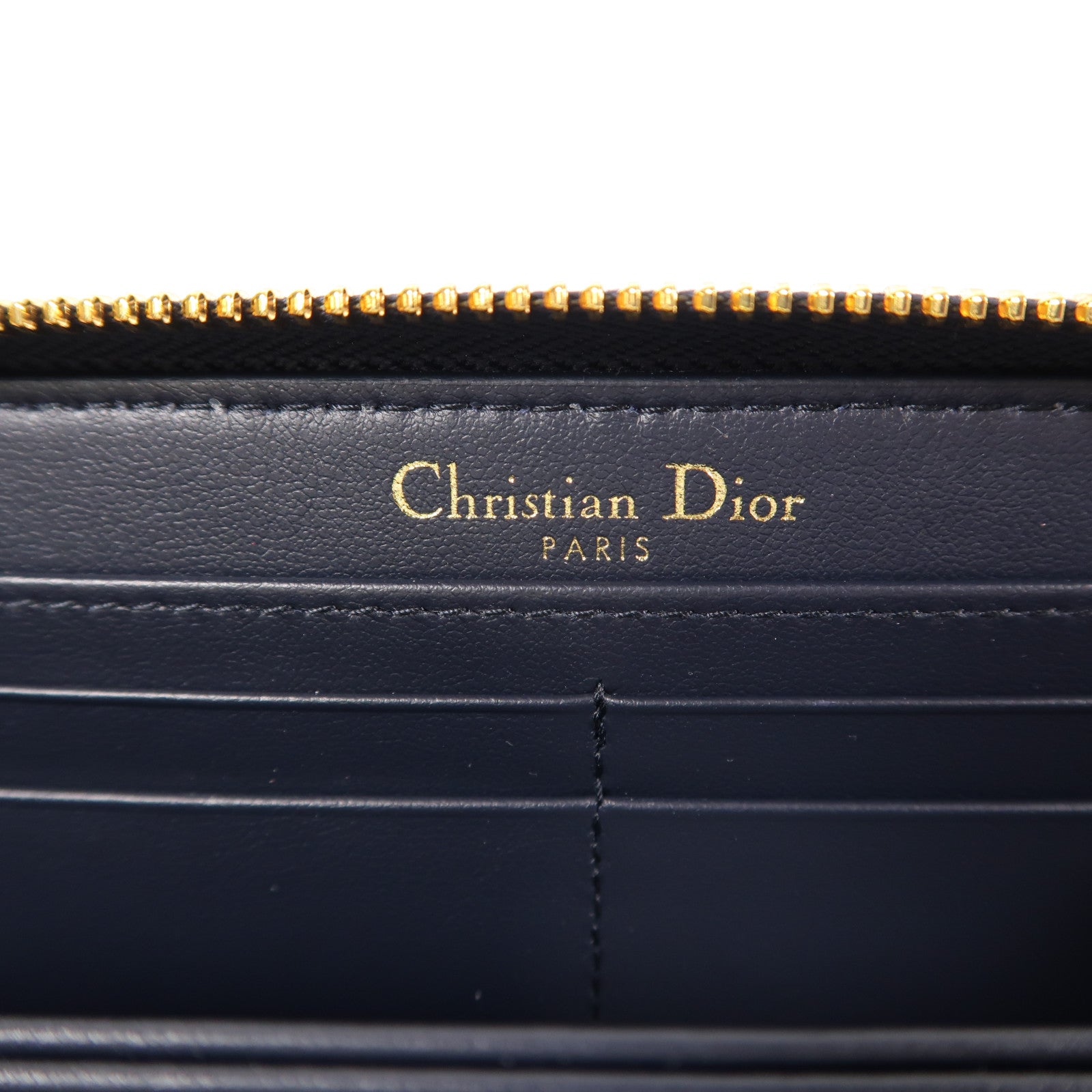 Dior 帆布30 Montaigne Voyageur金扣長錢包