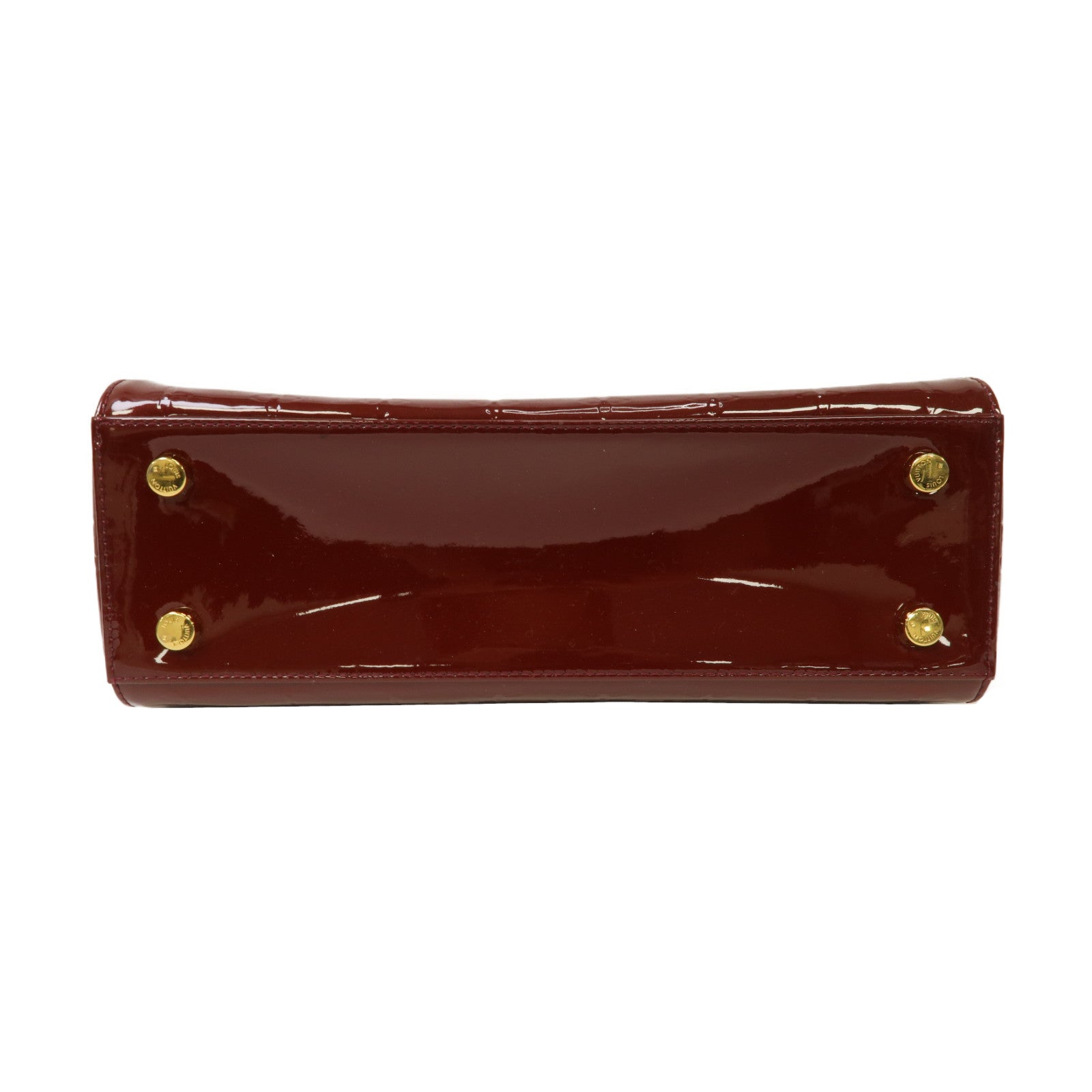 LOUIS VUITTON 【激減優惠】Monogram Vernis Brea MM金扣手挽肩背兩用袋紅色