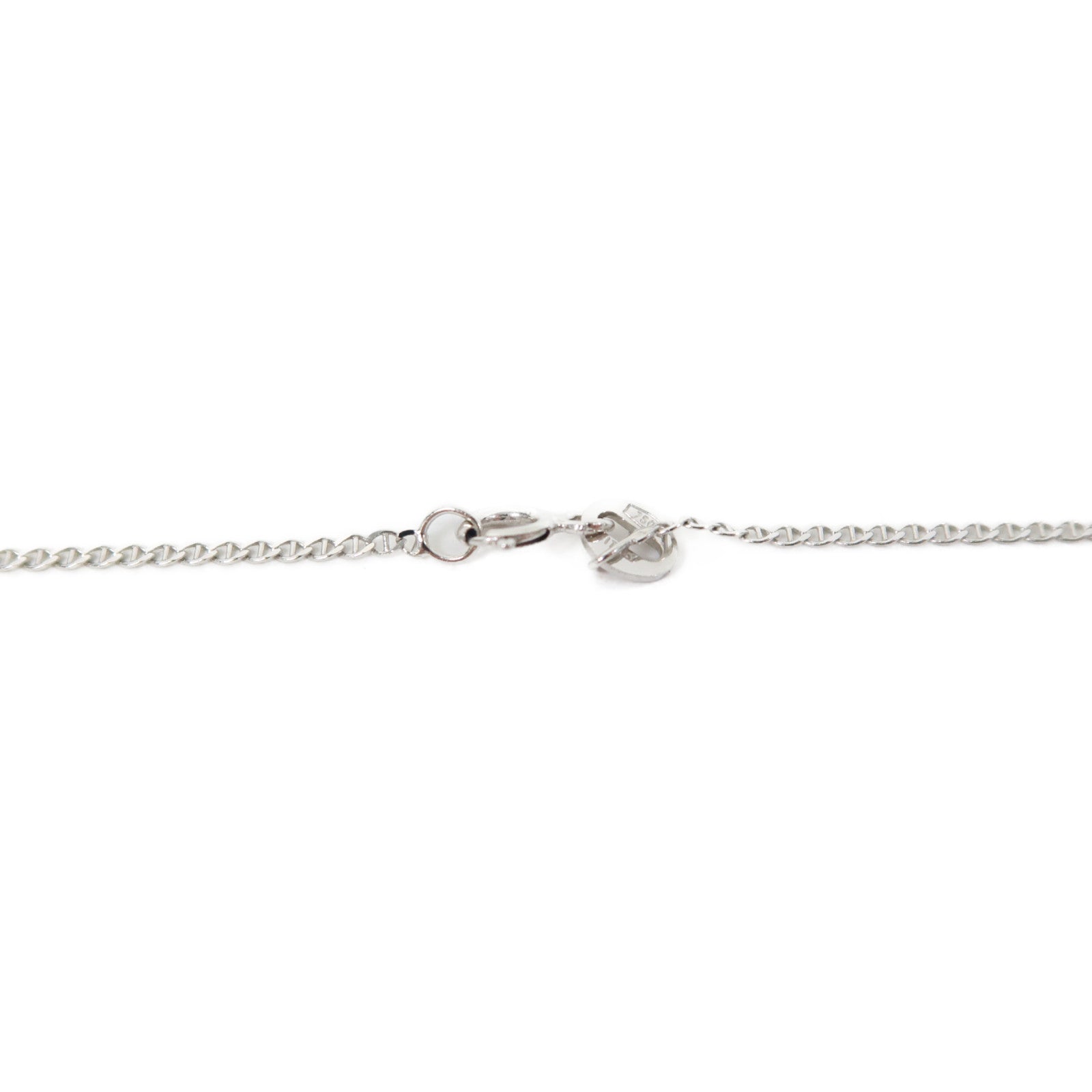 JEWELRY 18K白金Diamond Necklace鑽石項鏈銀色