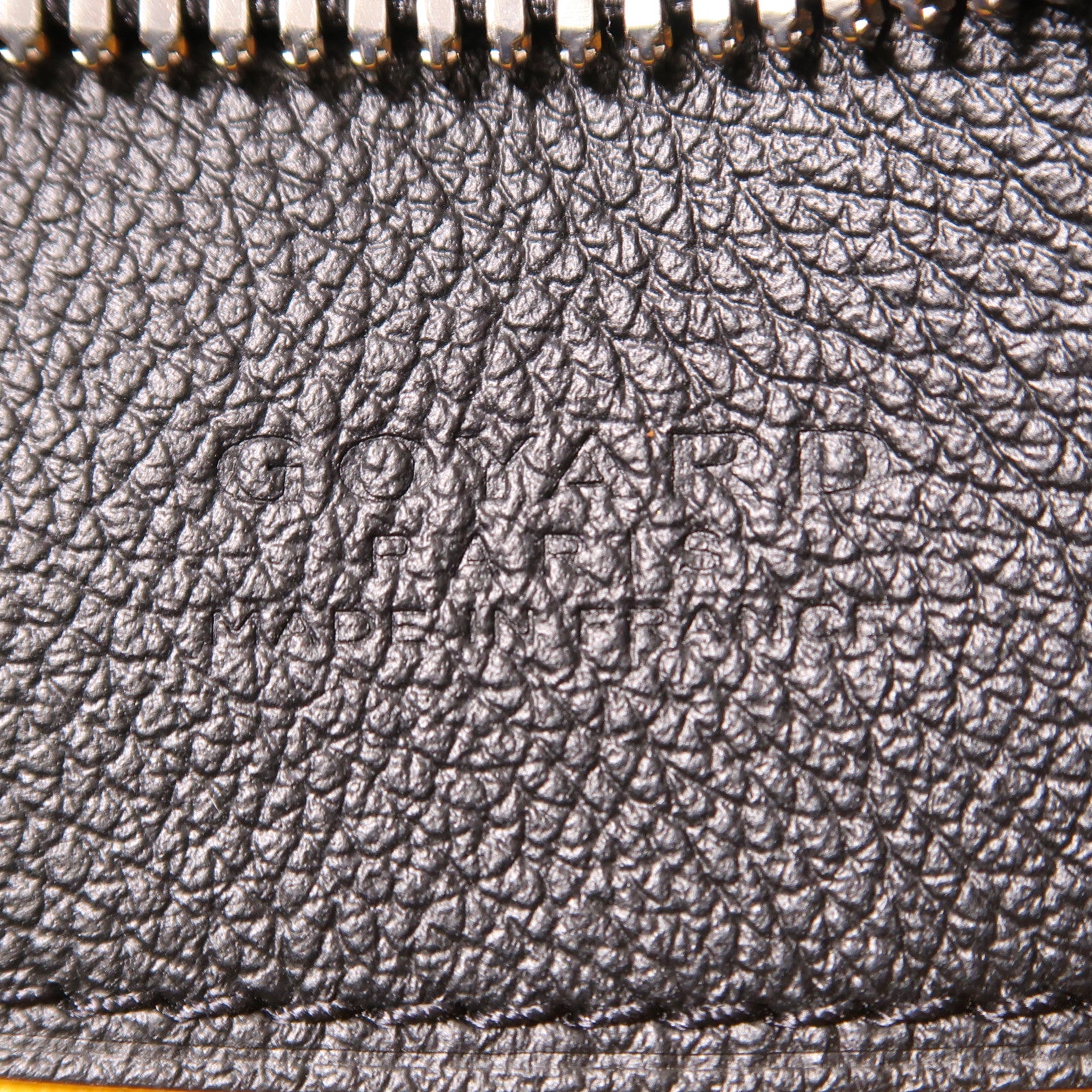 GOYARD 塗層帆布Hirondelle Bag銀扣肩背袋黑色/棕色