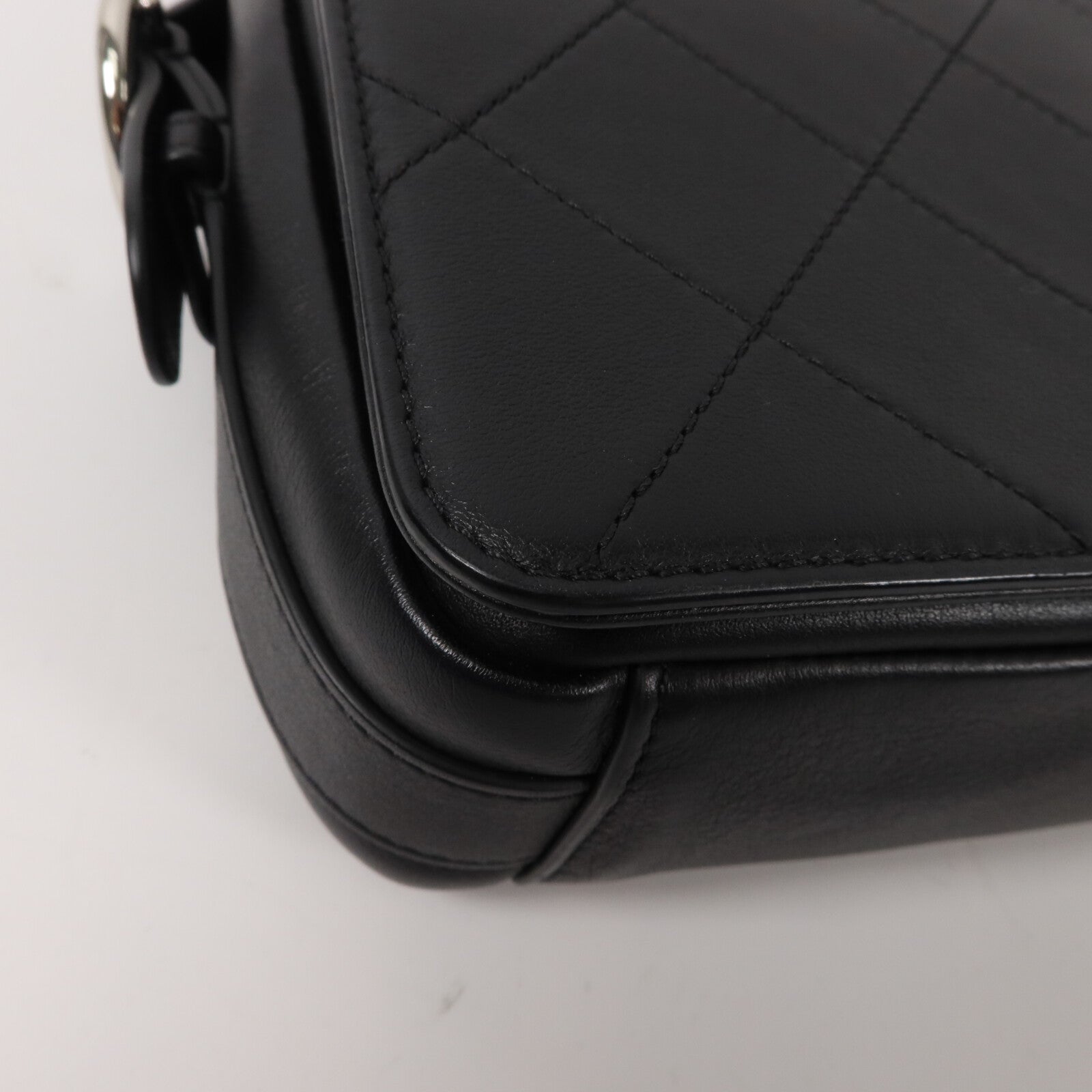 CHANEL 牛皮皮革Shoulder Bag鏈帶手挽肩背兩用袋