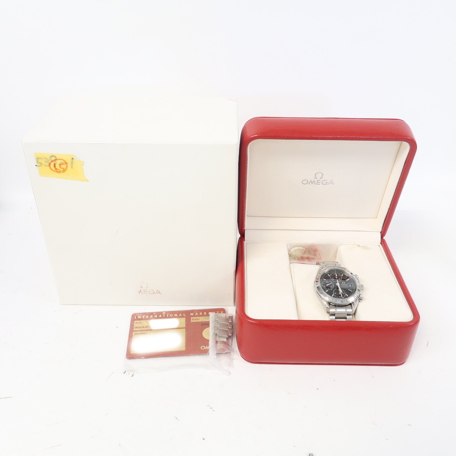 OMEGA Speedmaster Date不鏽鋼手錶自動機芯黑色
