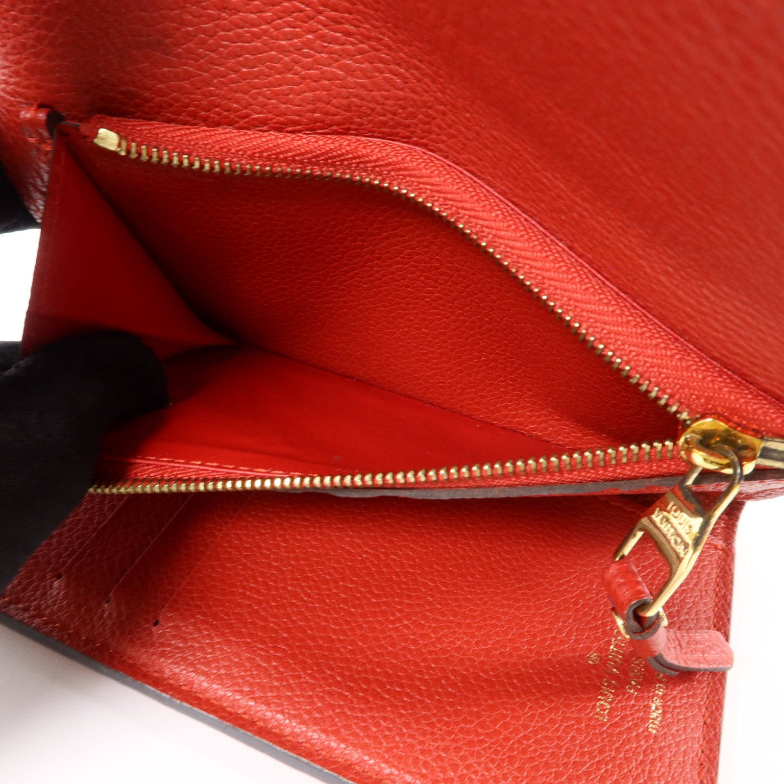 LOUIS VUITTON Monogram Empreinte Curieuse Compact金扣錢包