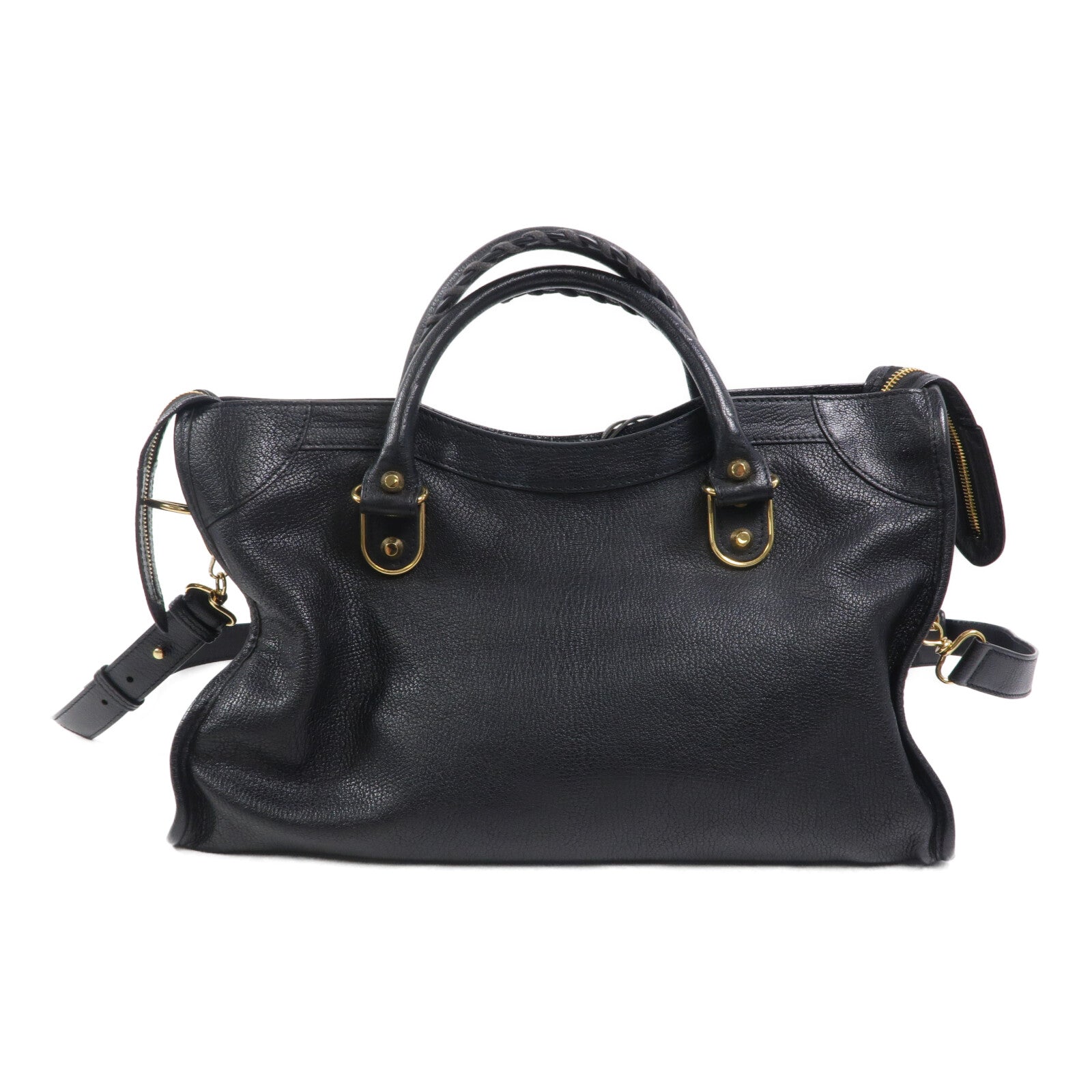 BALENCIAGA 牛皮皮革Metallic Edge City手挽肩背兩用袋