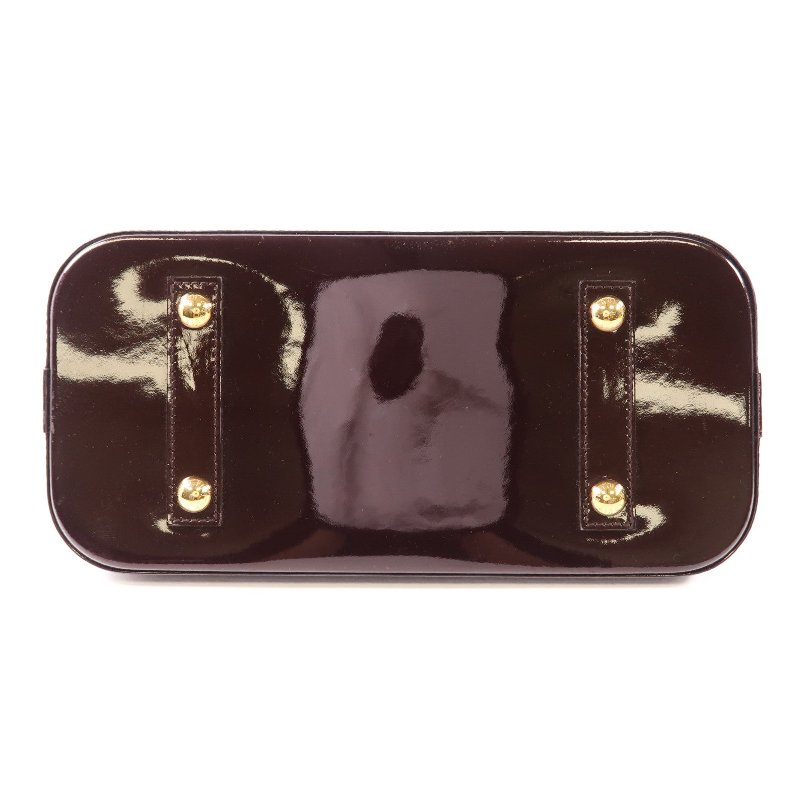 LOUIS VUITTON Vernis Alma PM金扣手挽袋