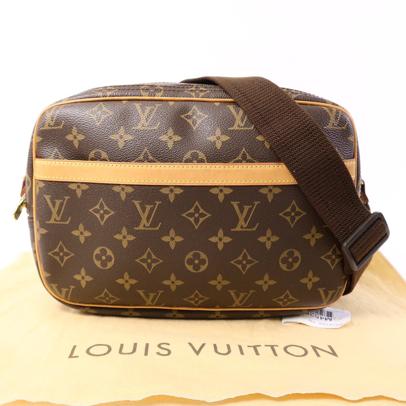 LOUIS VUITTON Monogram Reporter PM肩背袋
