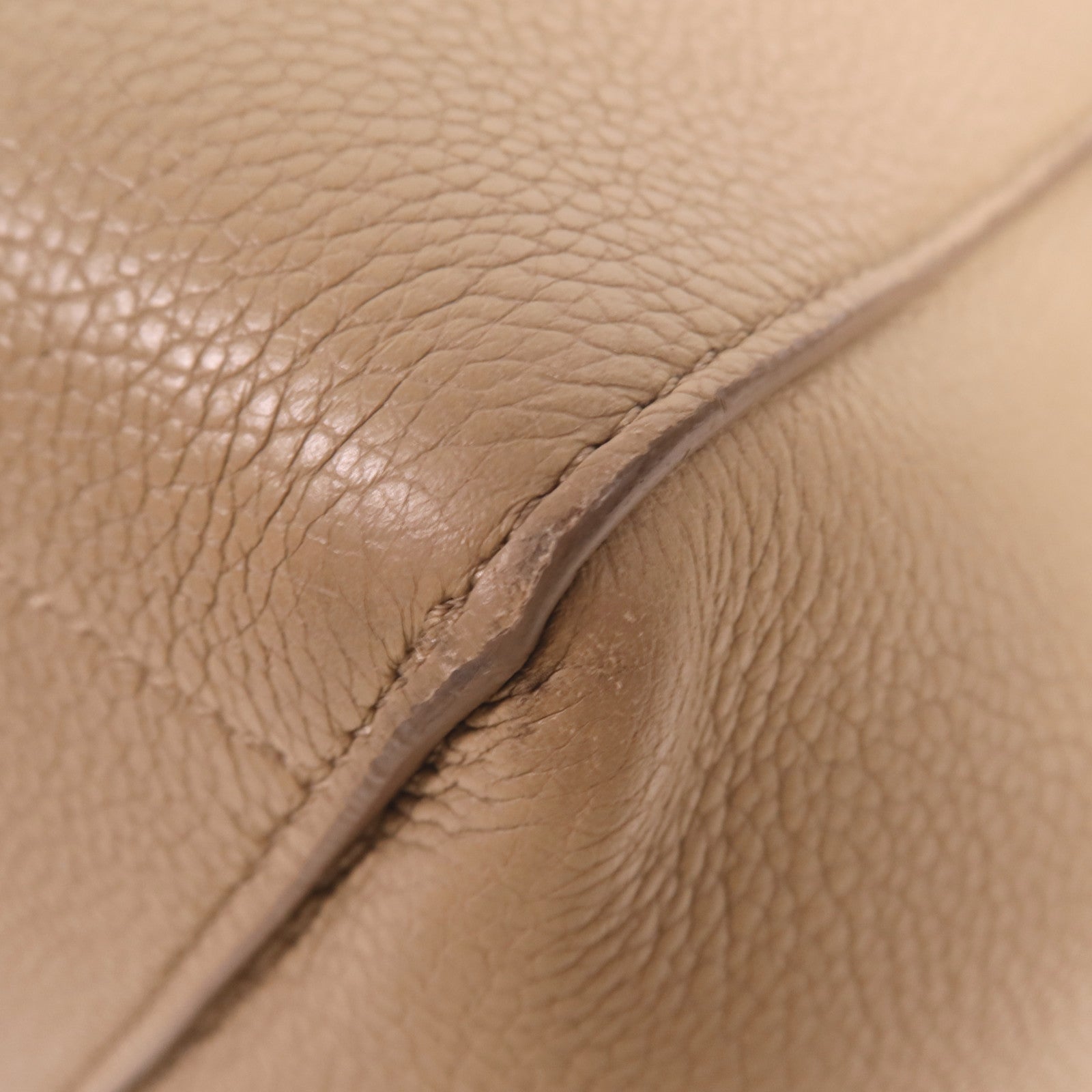 CELINE 【激減優惠】牛皮皮革Sangle Bucket Large金扣肩背袋