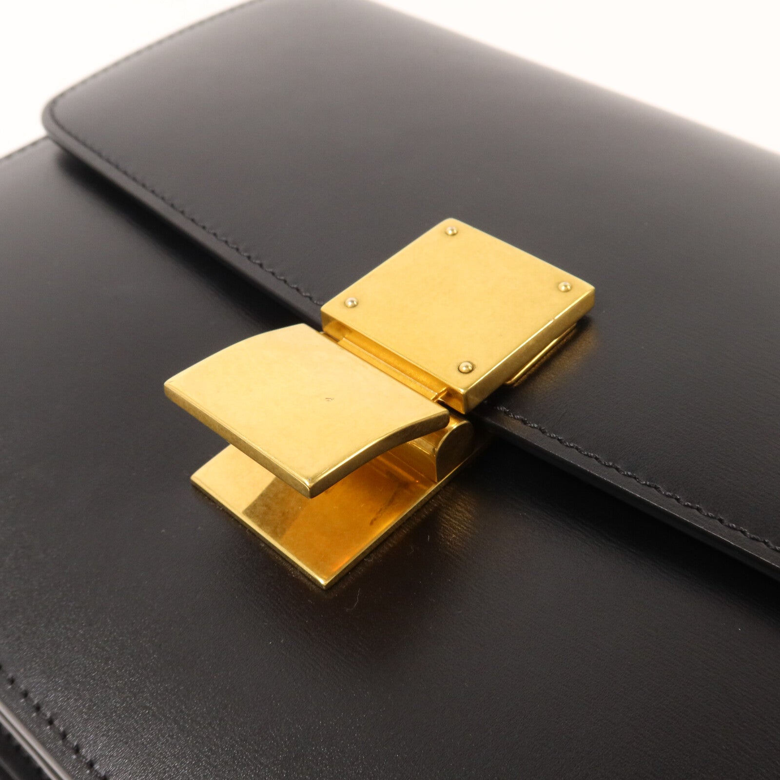 CELINE 牛皮皮革Classic BoxMedium肩背袋