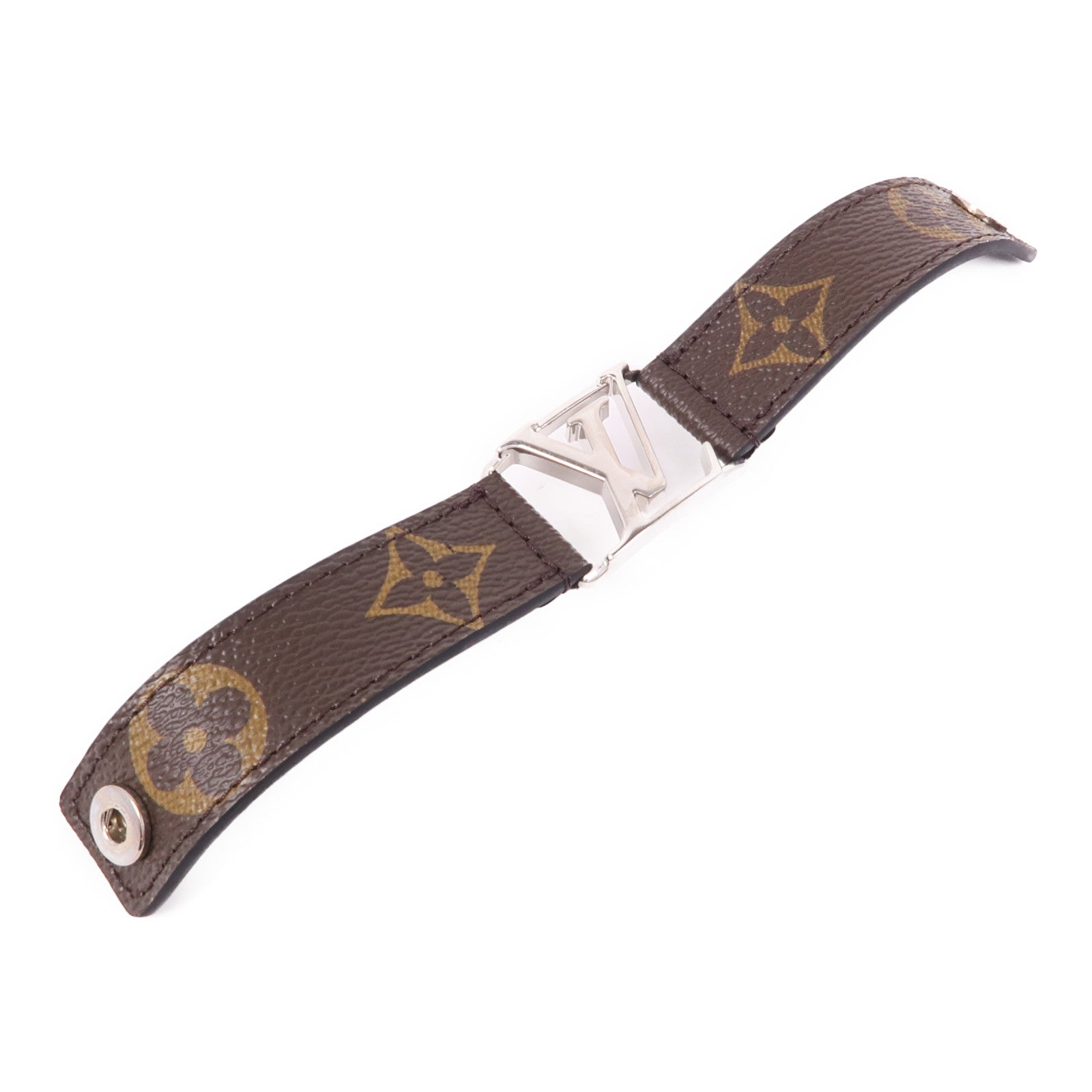 LOUIS VUITTON Monogram Bracelet銀扣手鐲