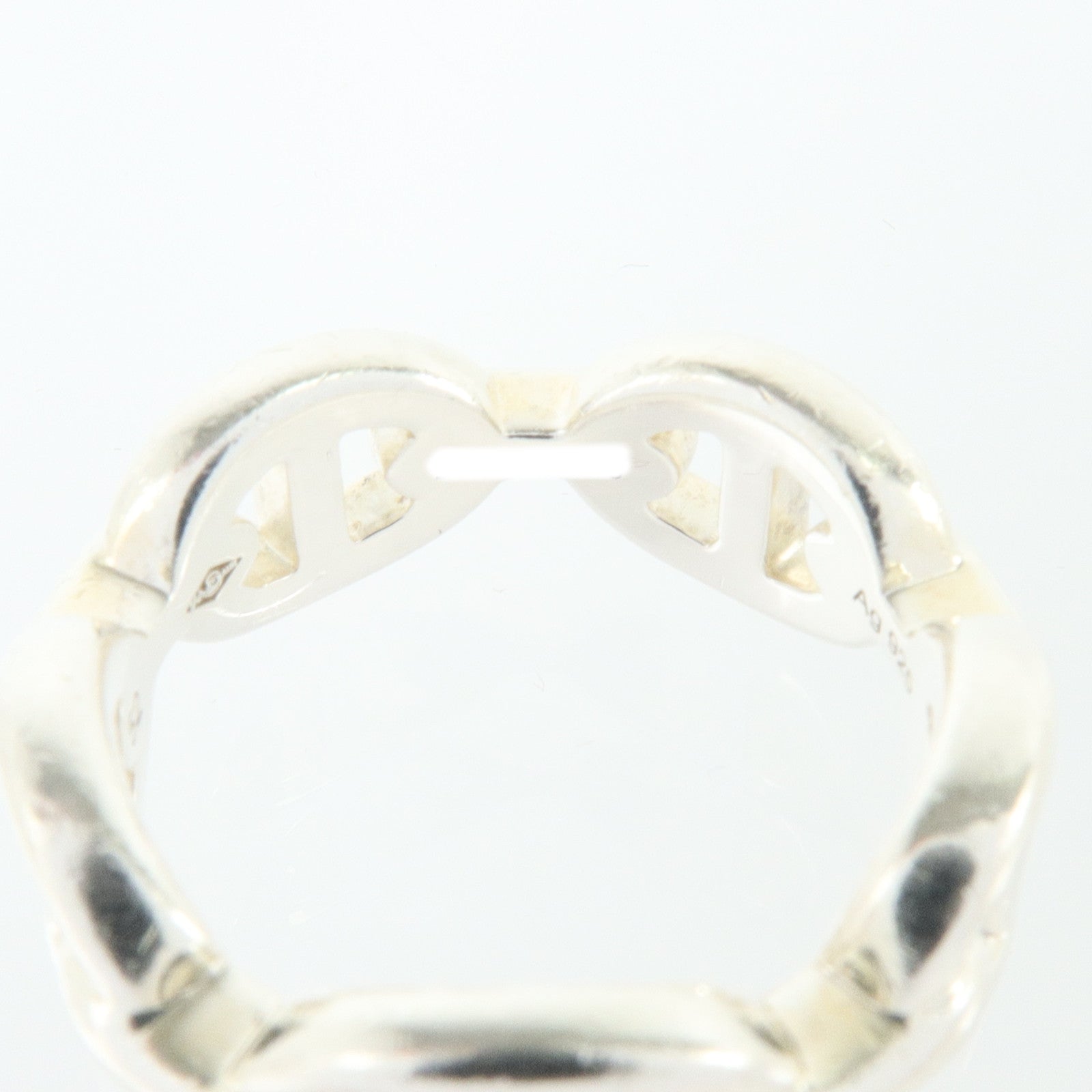 HERMES 925純銀Chaine D'Ancre Ring戒指