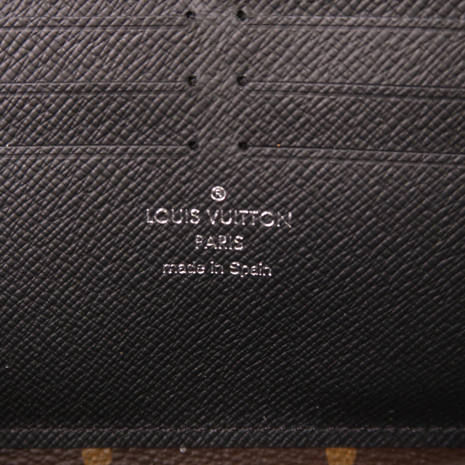 LOUIS VUITTON Monogram Zipper Dragonne銀扣長錢包