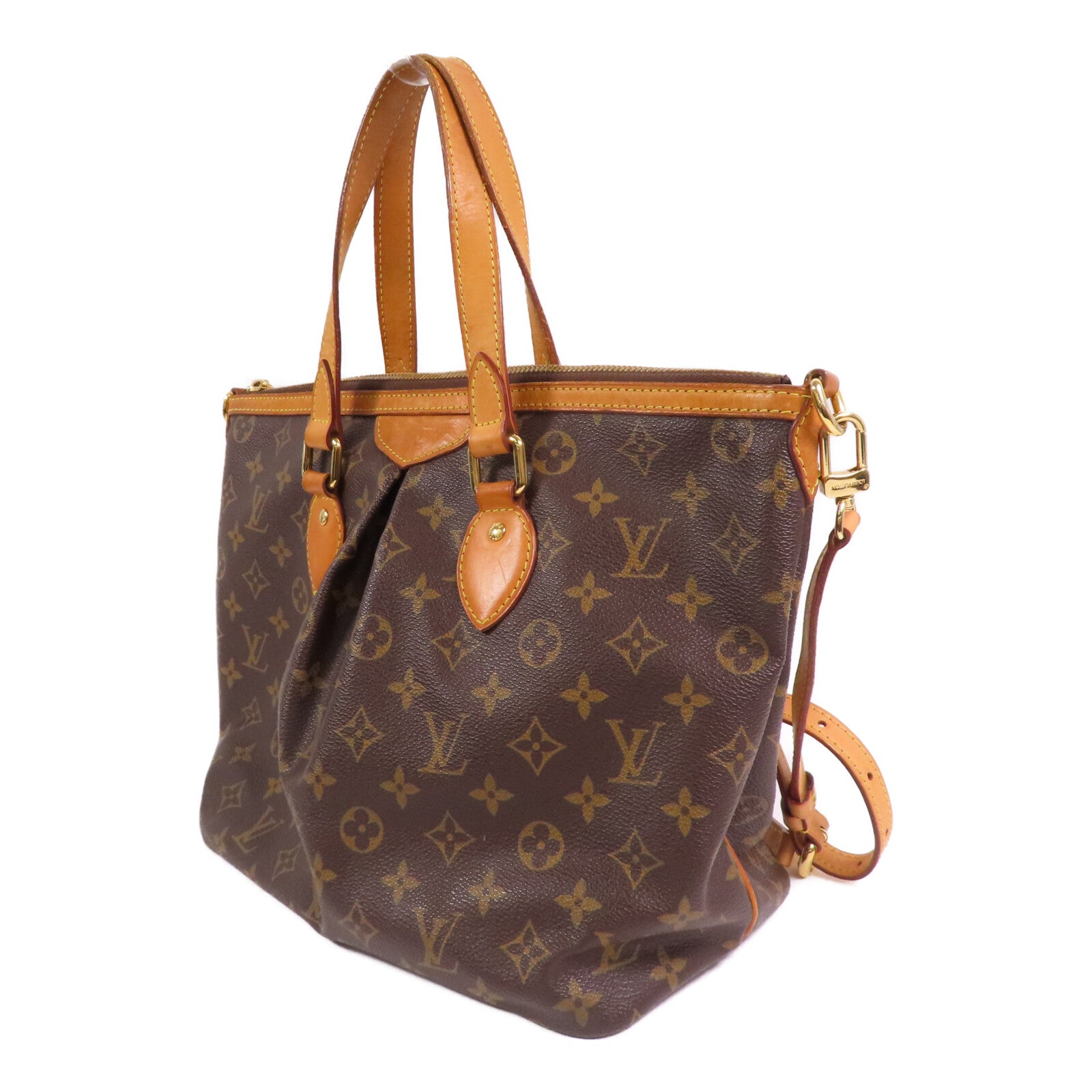 LOUIS VUITTON Monogram Palermo PM金扣手挽肩背兩用袋