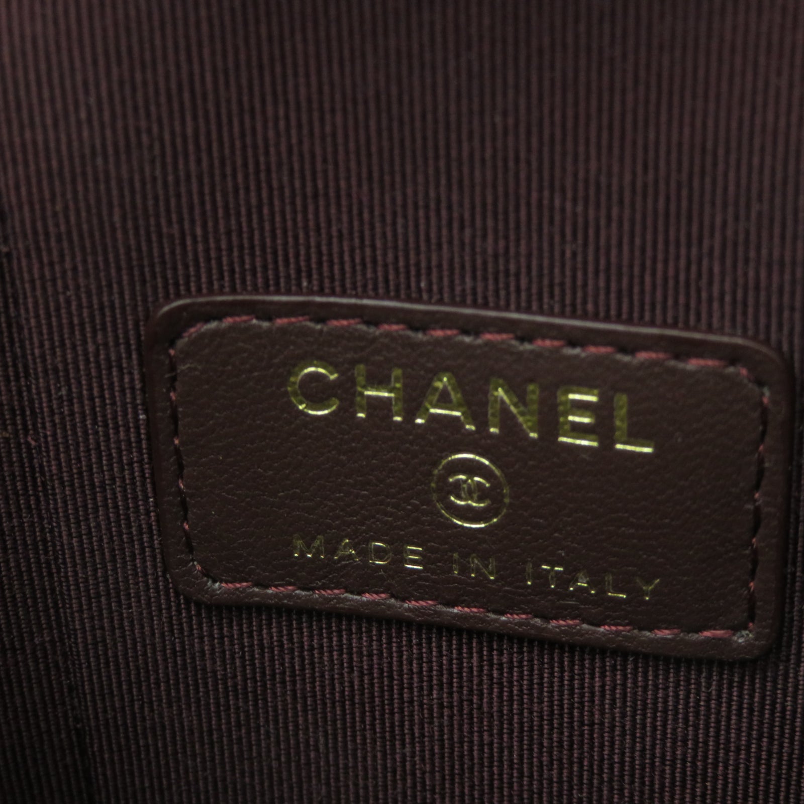 CHANEL 【激減優惠】菱格羊皮皮革Vanity Case金扣鏈帶肩背袋黑色