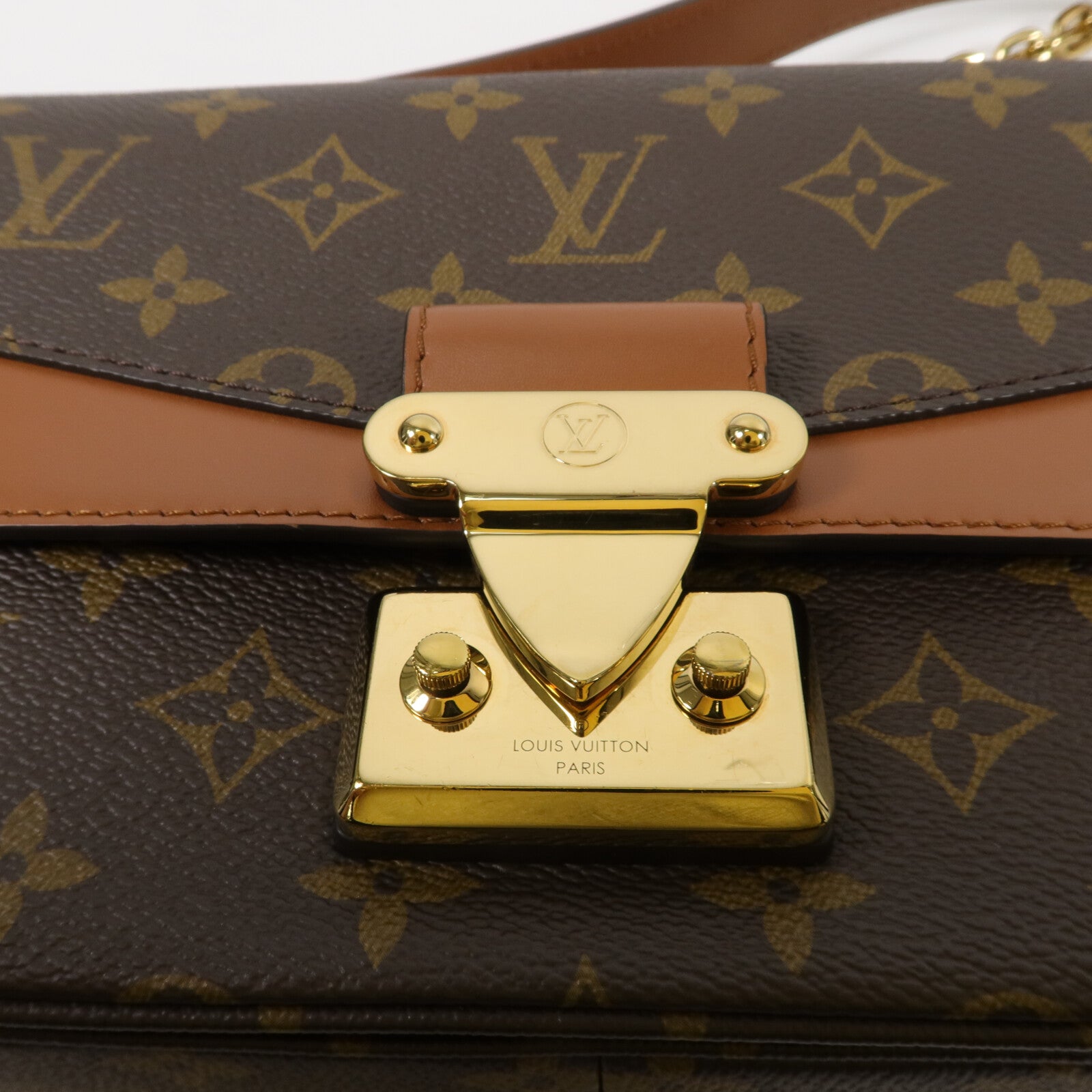 LOUIS VUITTON Monogram Marceau鏈帶肩背袋