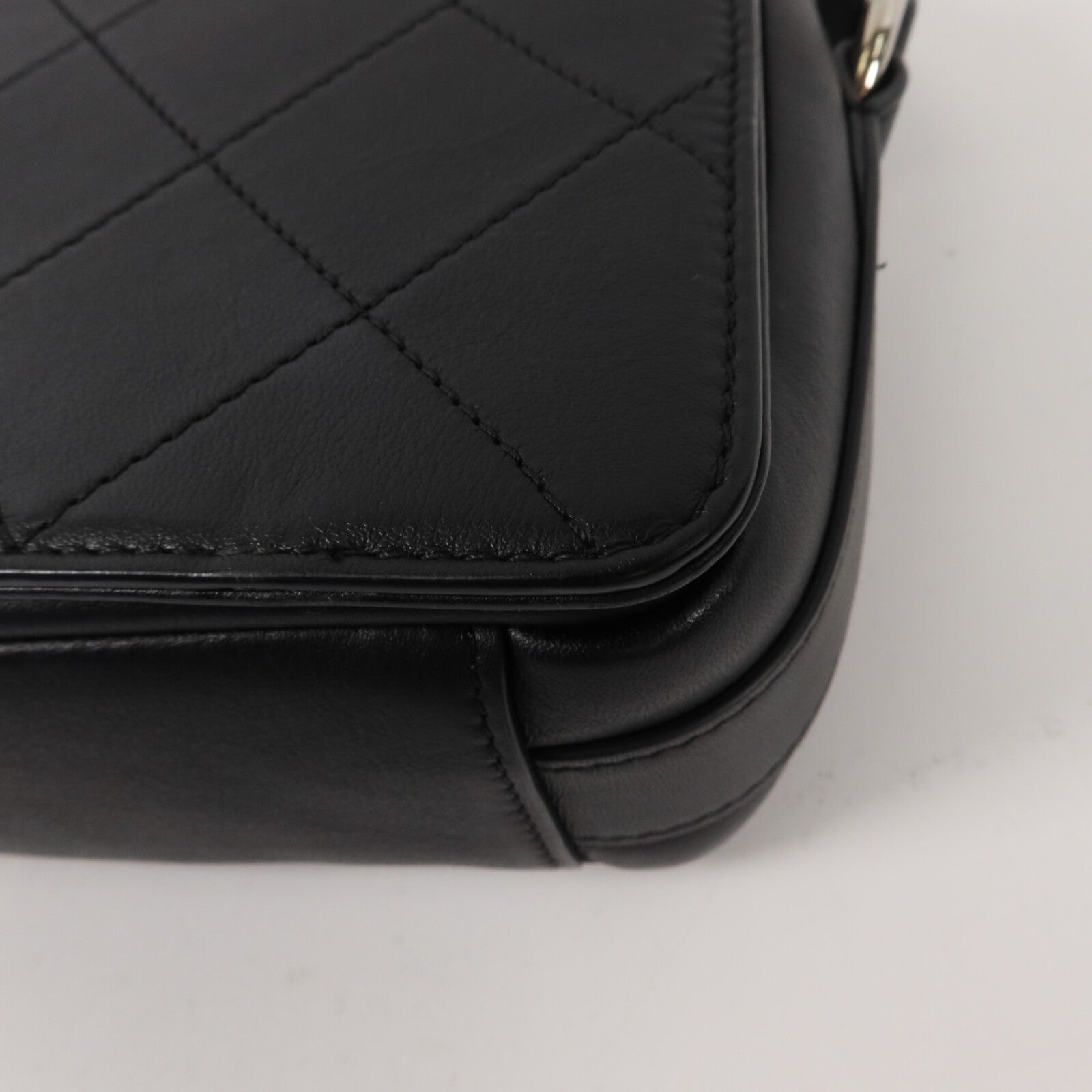CHANEL 牛皮皮革Shoulder Bag鏈帶手挽肩背兩用袋