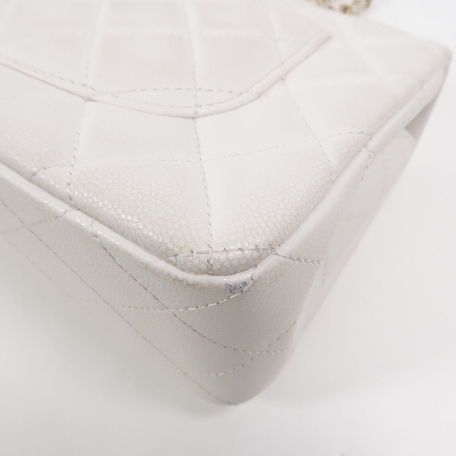 CHANEL 牛皮皮革Flap Bag With Top Handle手挽肩背兩用袋