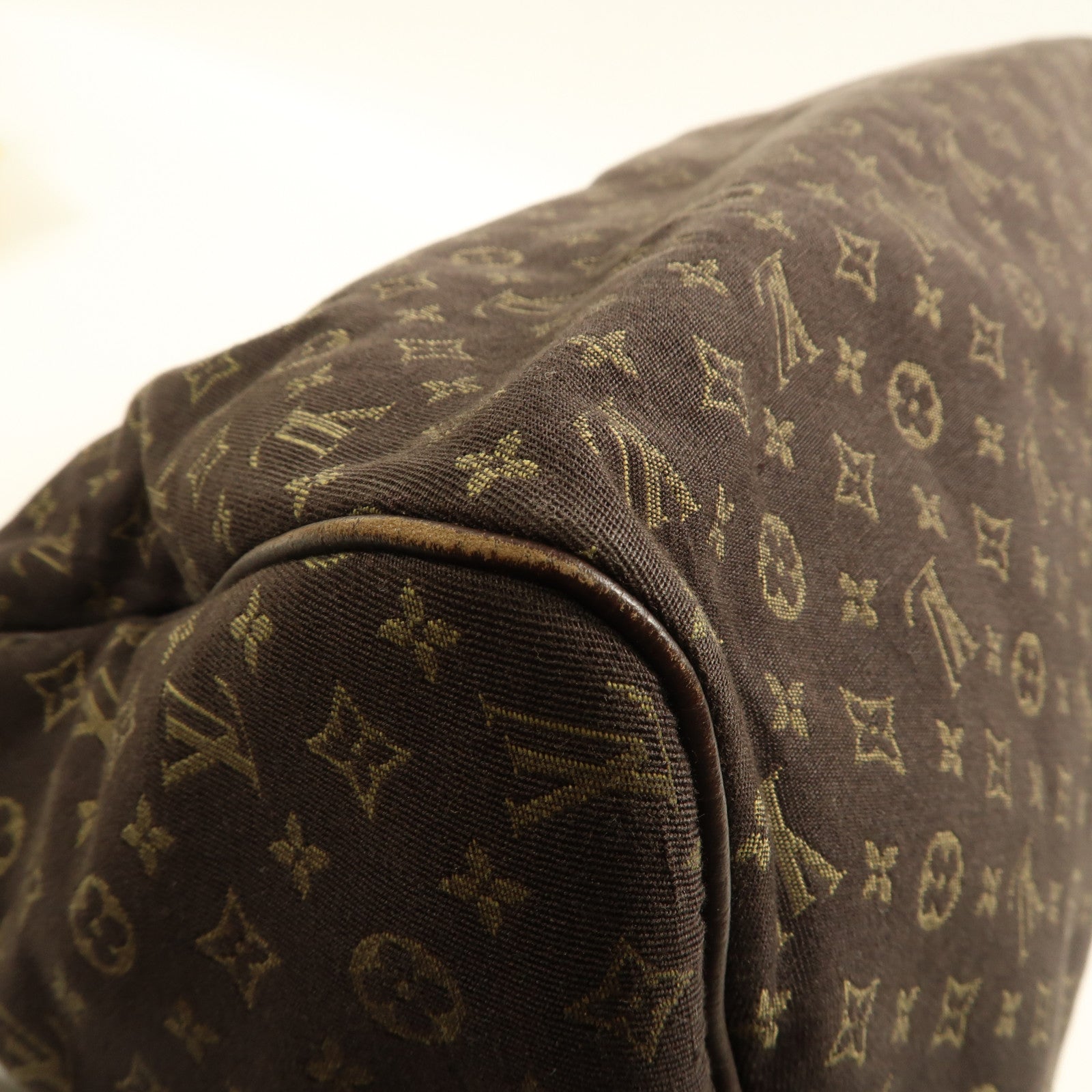 LOUIS VUITTON Monogram Mini Lin Speedy 30金扣手挽袋
