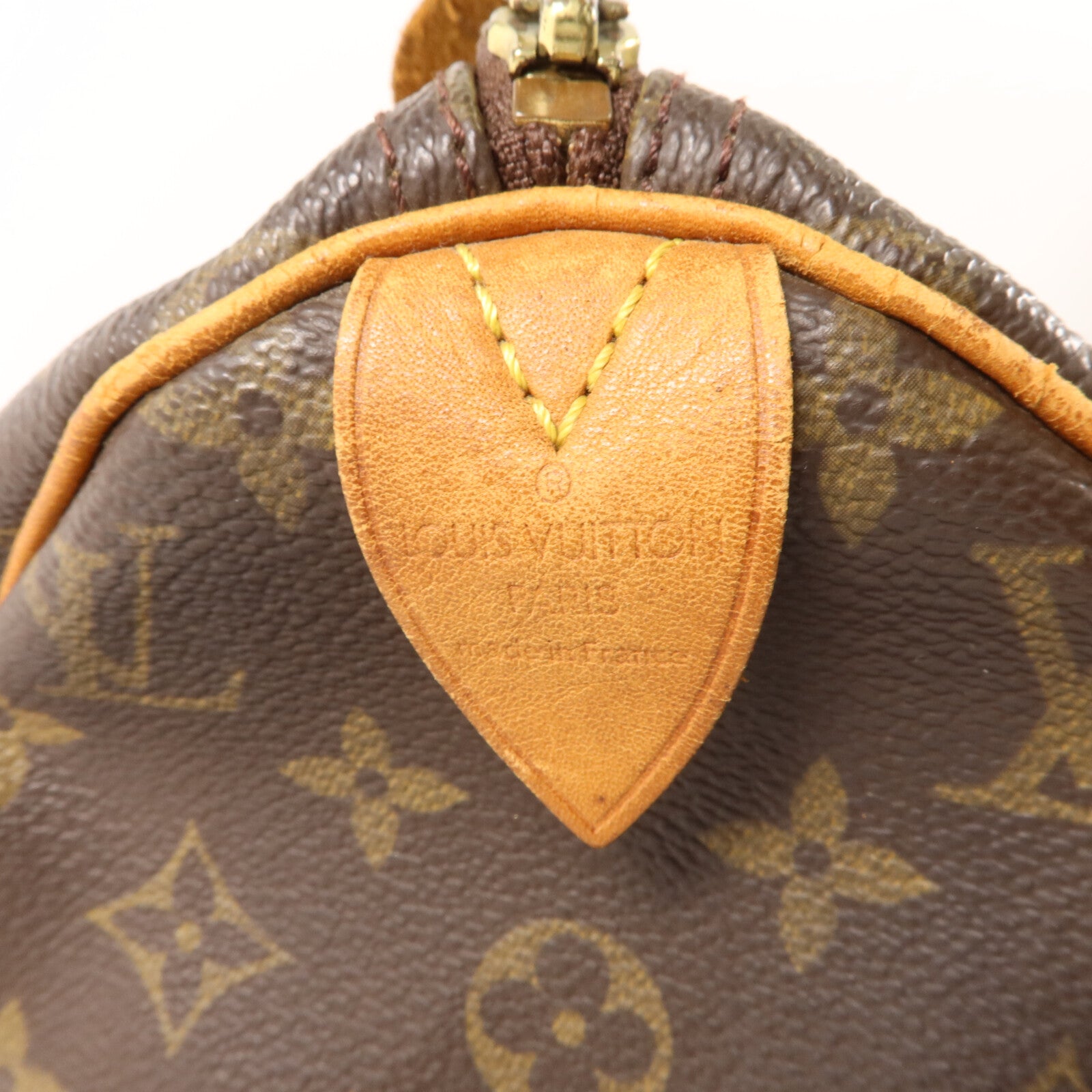 LOUIS VUITTON Monogram Speedy 30金扣手挽袋