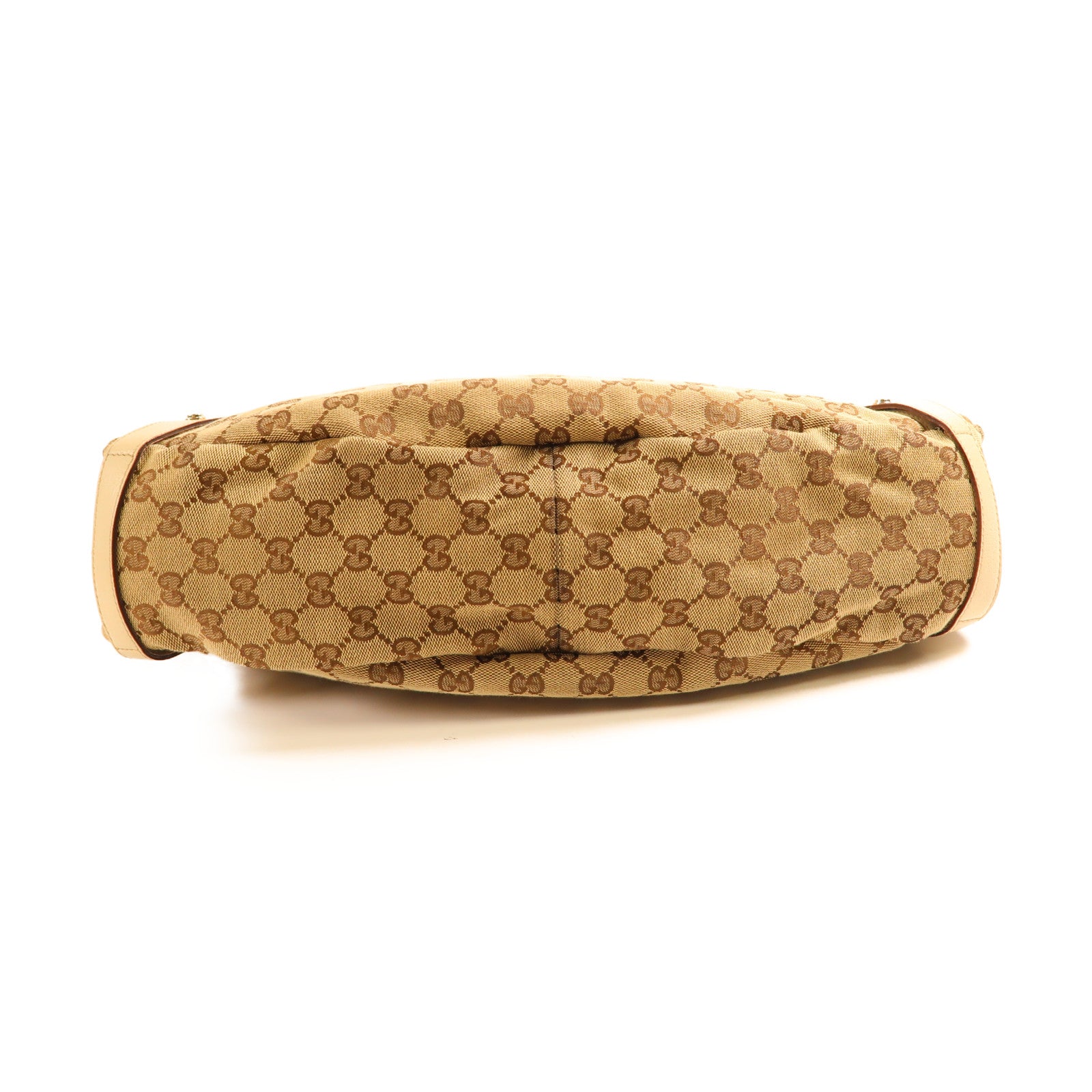 GUCCI 帆布Shoulder Bag金扣肩背袋