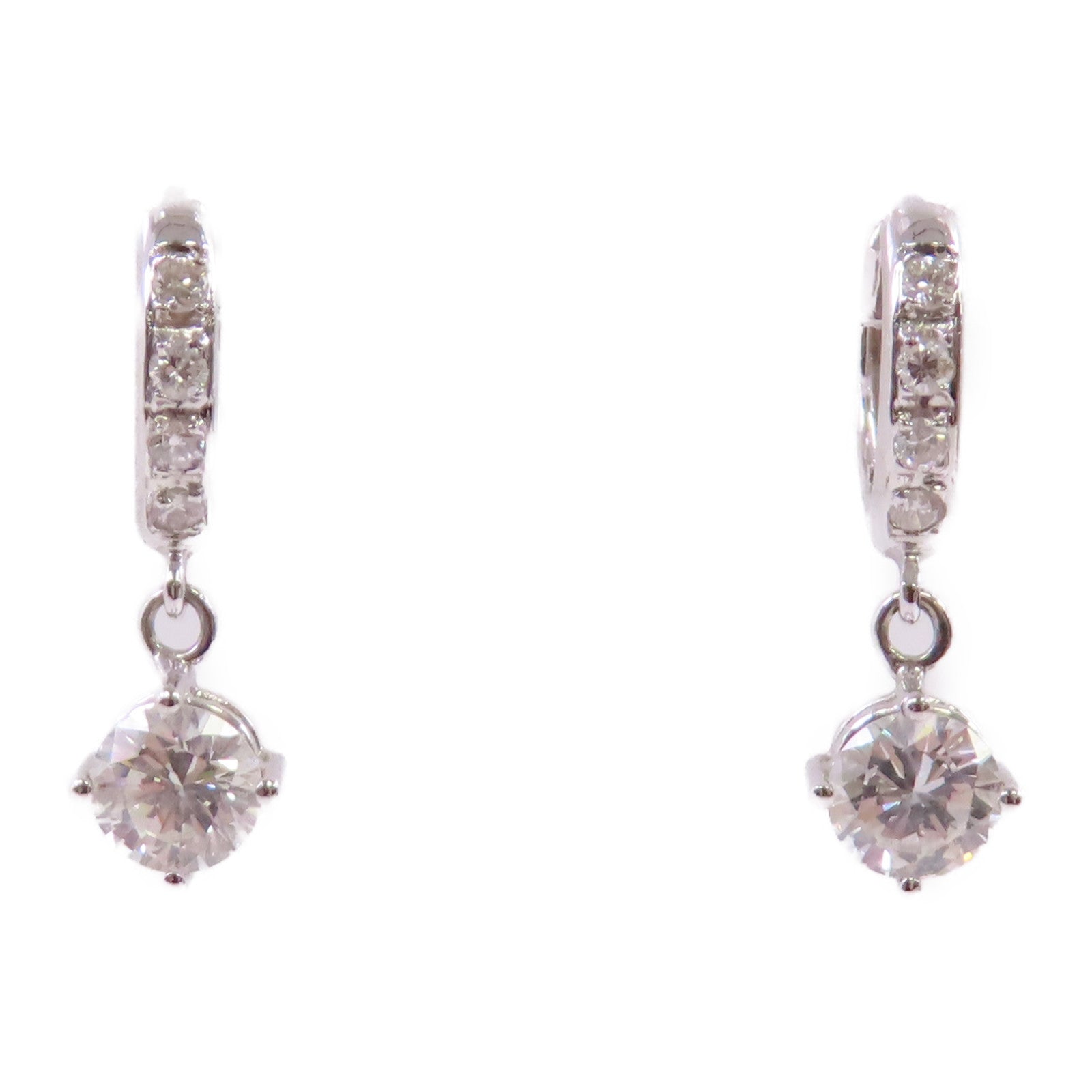 JEWELRY 【激減優惠】18K白金/鑽石Diamond Earrings耳環