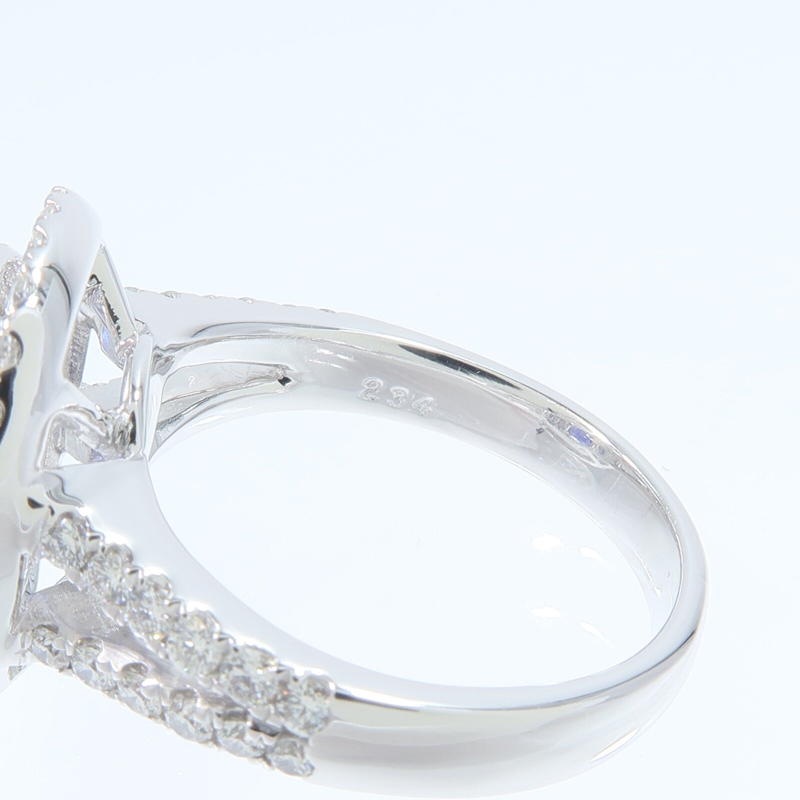 JEWELRY 18K白金Color Stone Diamond Ring彩色寶石/鑽石戒指