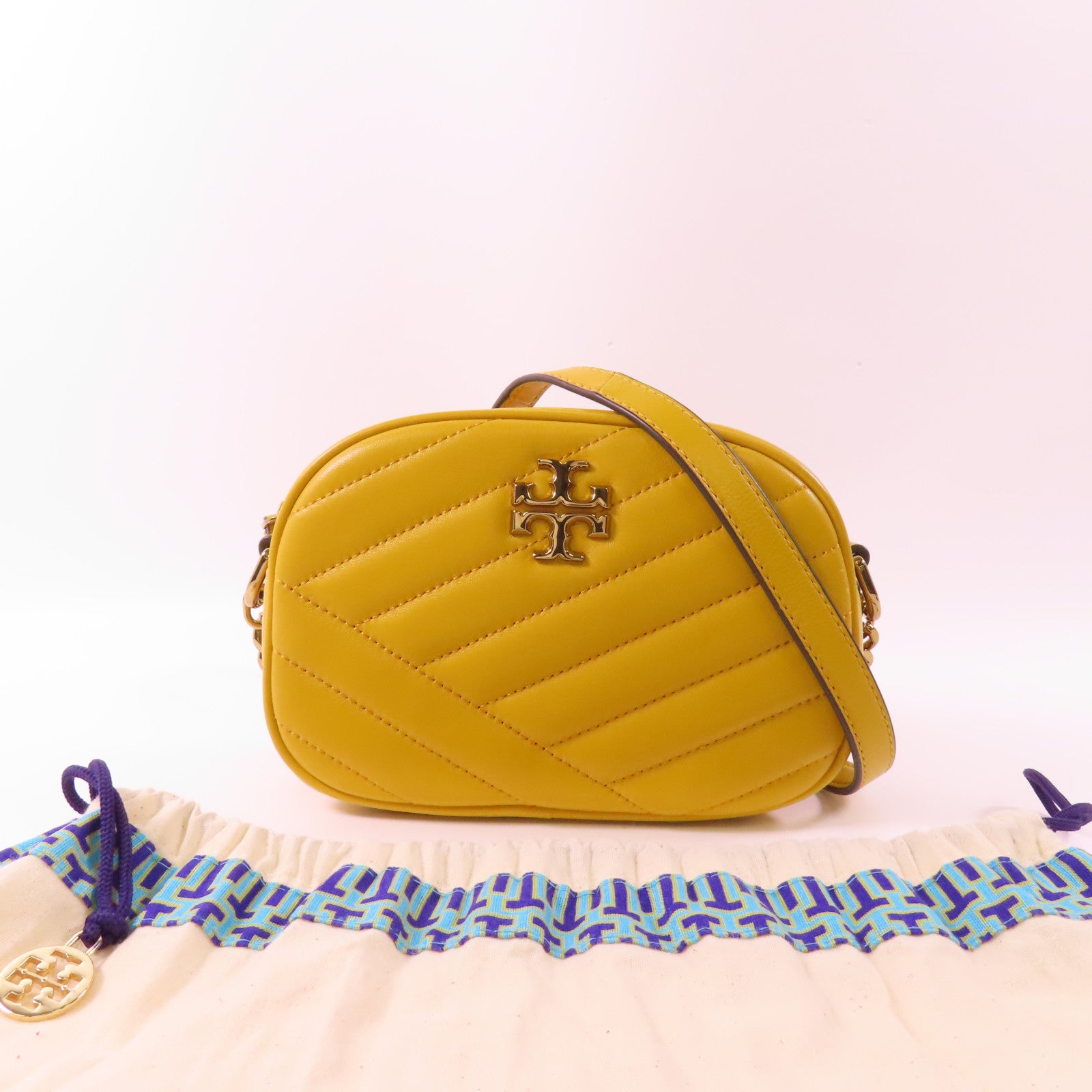 Tory Burch 羊皮皮革Shoulder Bag金扣肩背袋