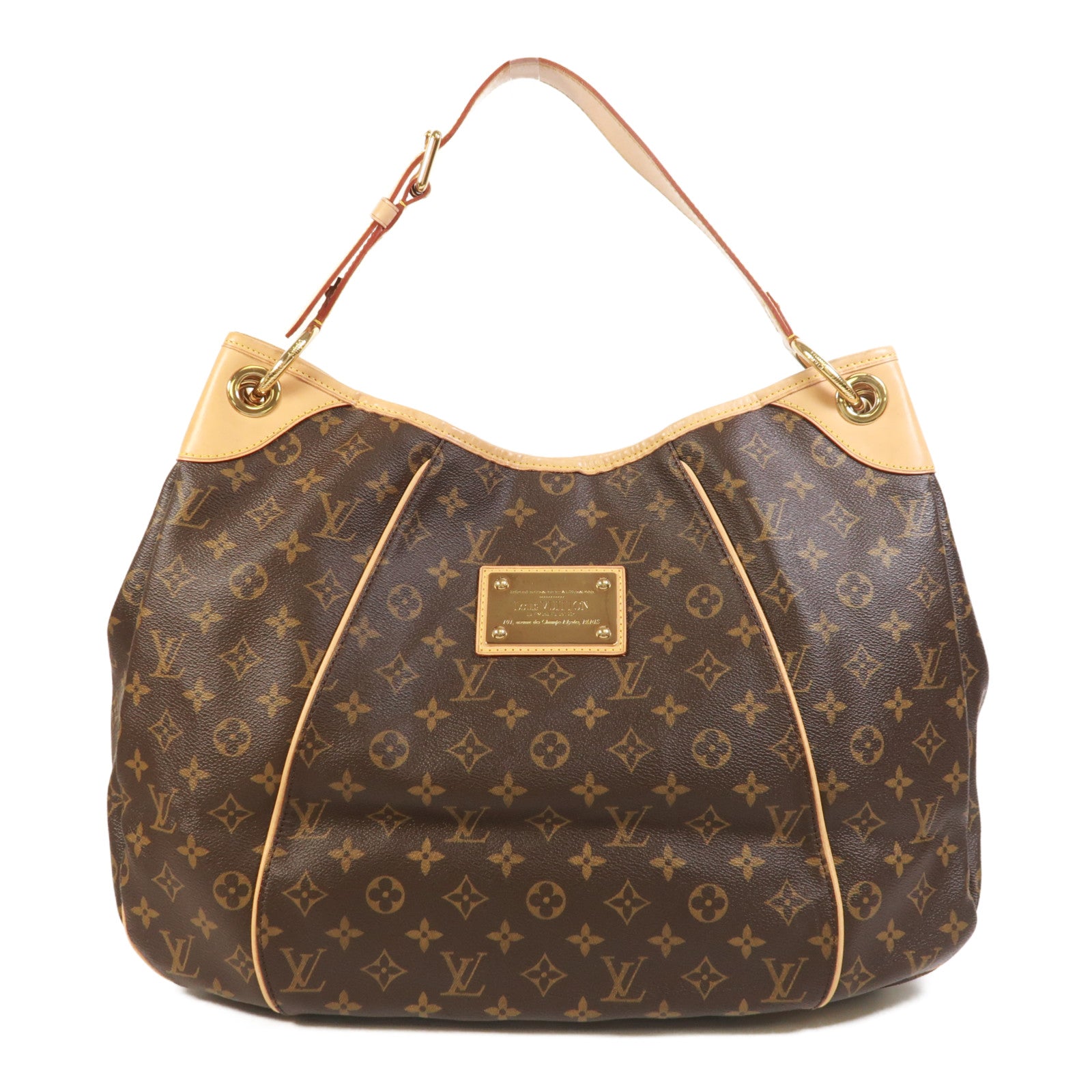 LOUIS VUITTON Monogram Galliera GM金扣肩背袋