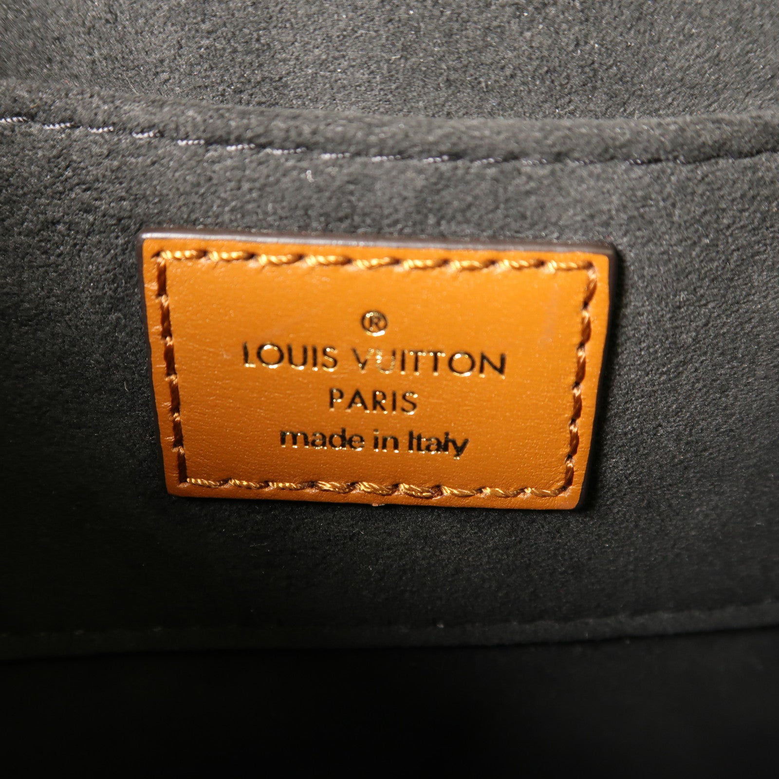 LOUIS VUITTON Monogrqam Reverse Mini Dauphine手挽肩背兩用袋棕色