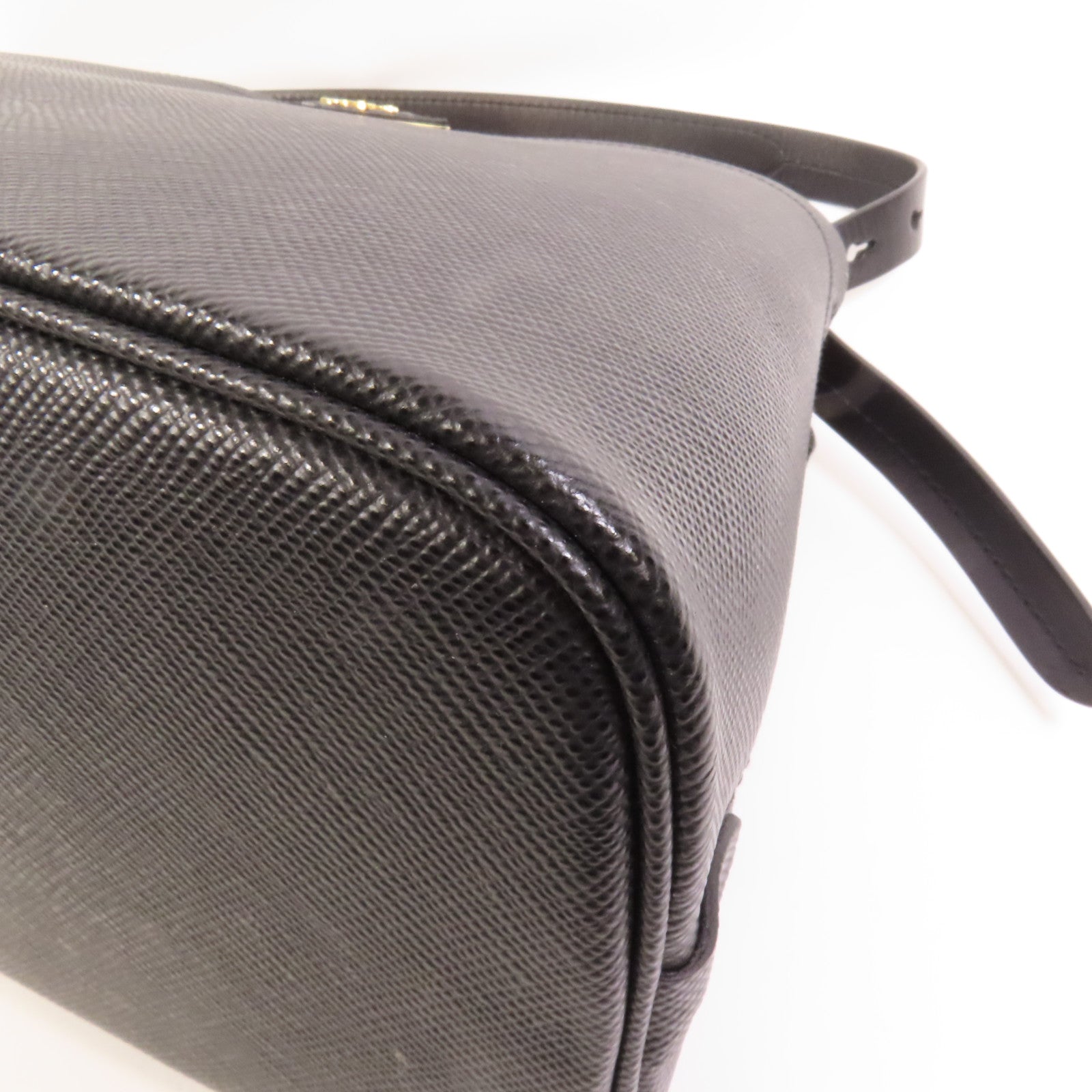 PRADA Saffiano皮革Shoulder Bag金扣手挽肩背兩用袋
