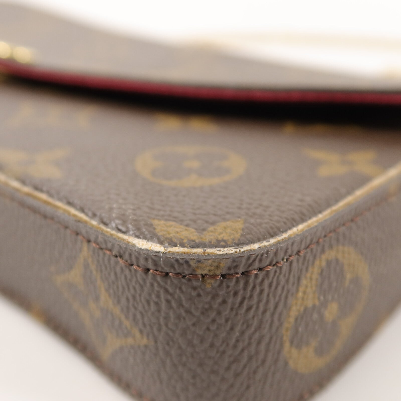 LOUIS VUITTON Monogram Pochette Felicie鏈帶肩背袋