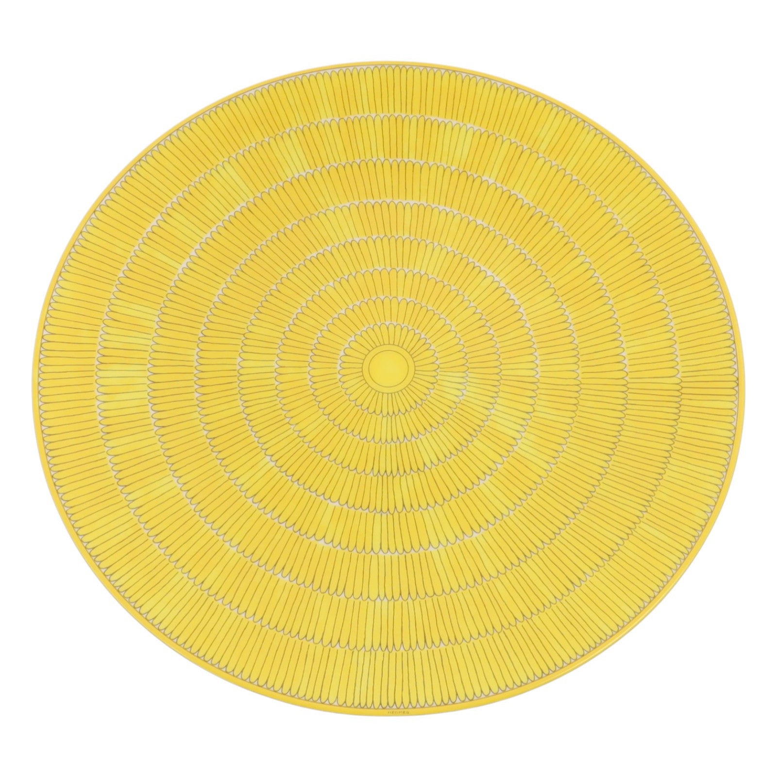 HERMES 陶瓷Soleil d'Hermes presentation Plate x2pcs陶瓷展示盤套裝