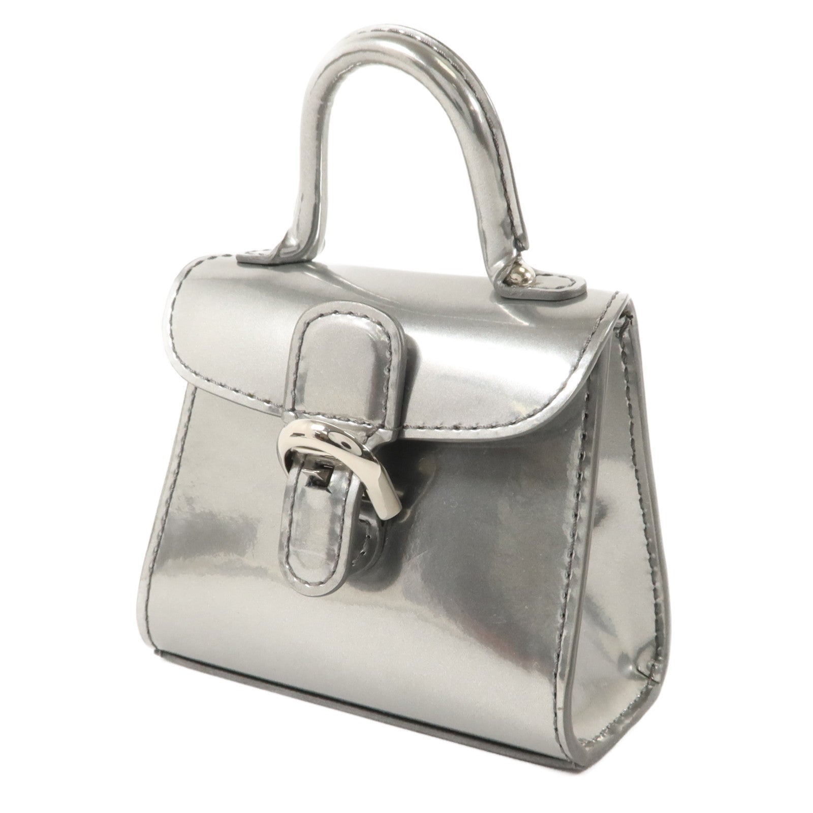 Delvaux 漆皮皮革Brillant Charms肩背袋