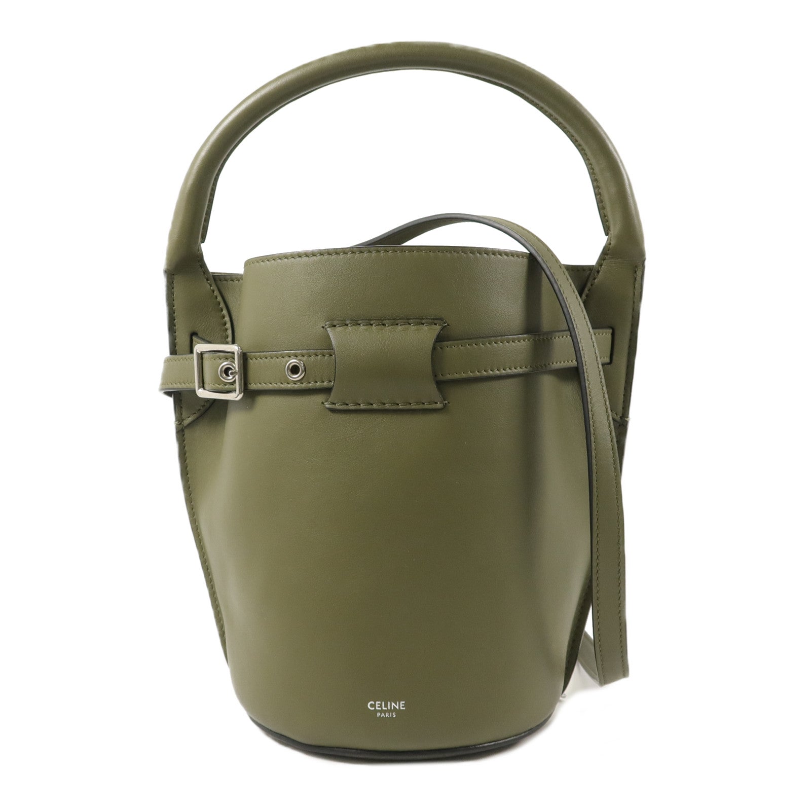 CELINE 牛皮皮革Nano Bucket手挽肩背兩用袋