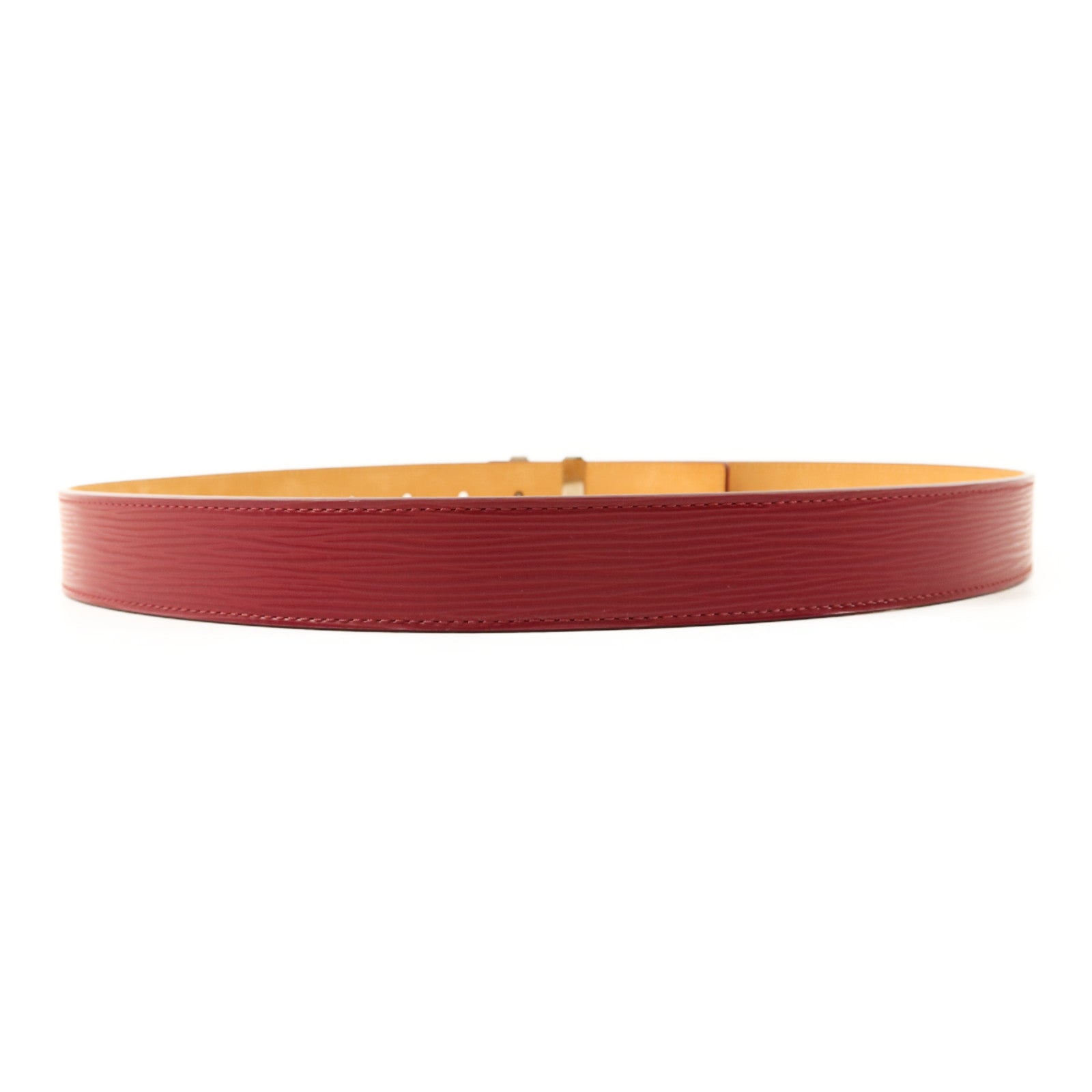 LOUIS VUITTON Epi Initials Belt 85cm皮帶