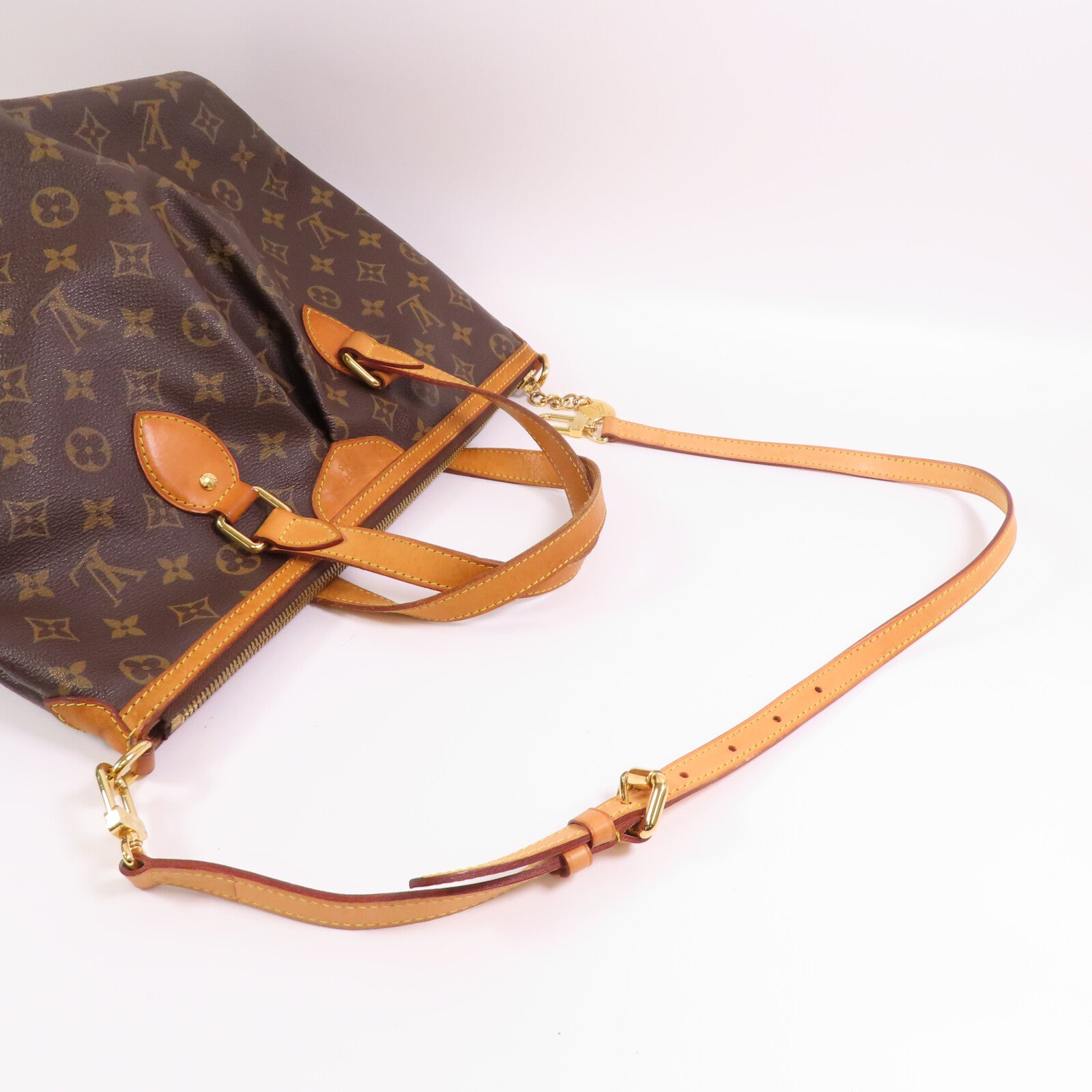 LOUIS VUITTON Monogram Palermo PM金扣手挽肩背兩用袋