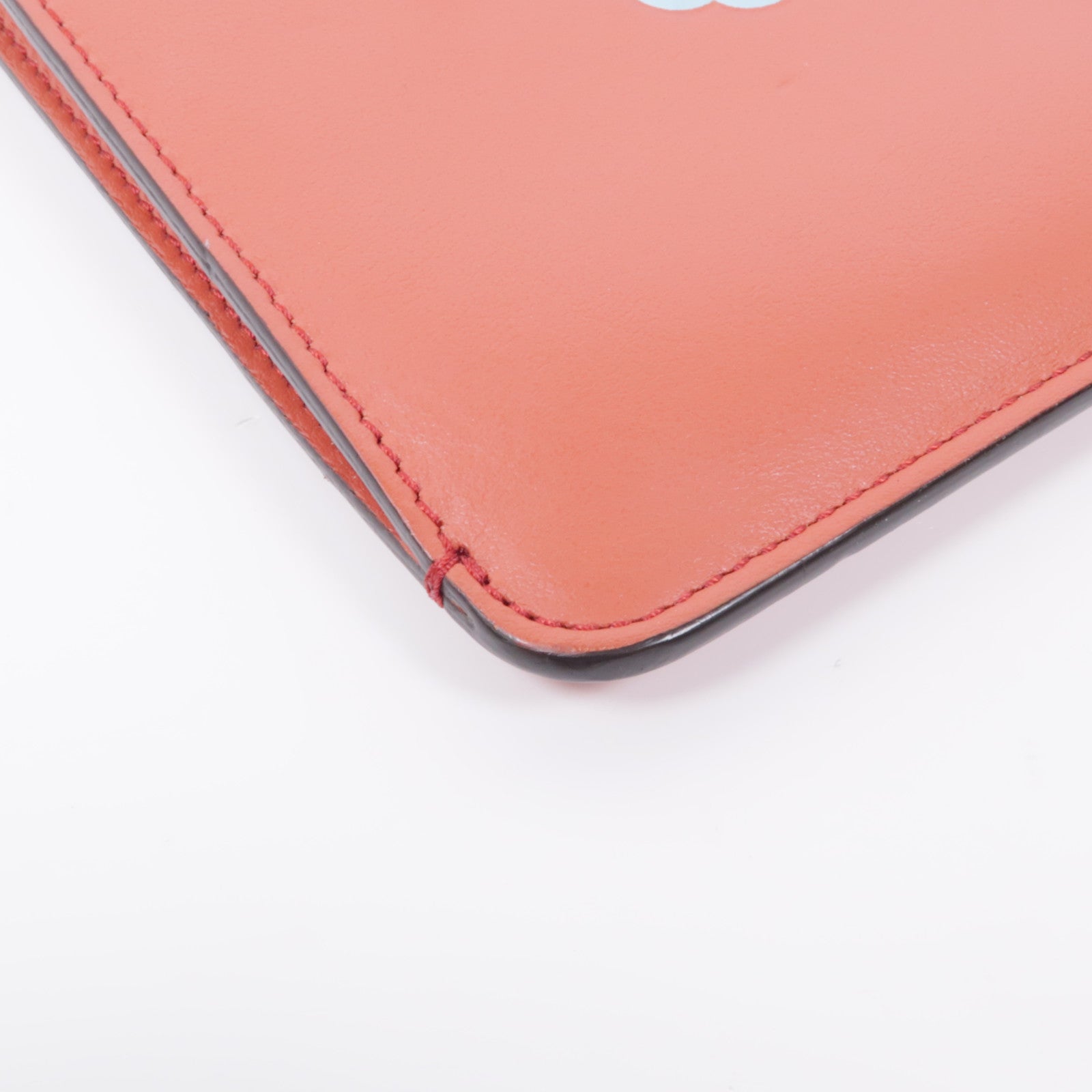 FENDI 牛皮皮革Clutch銀扣手拿包