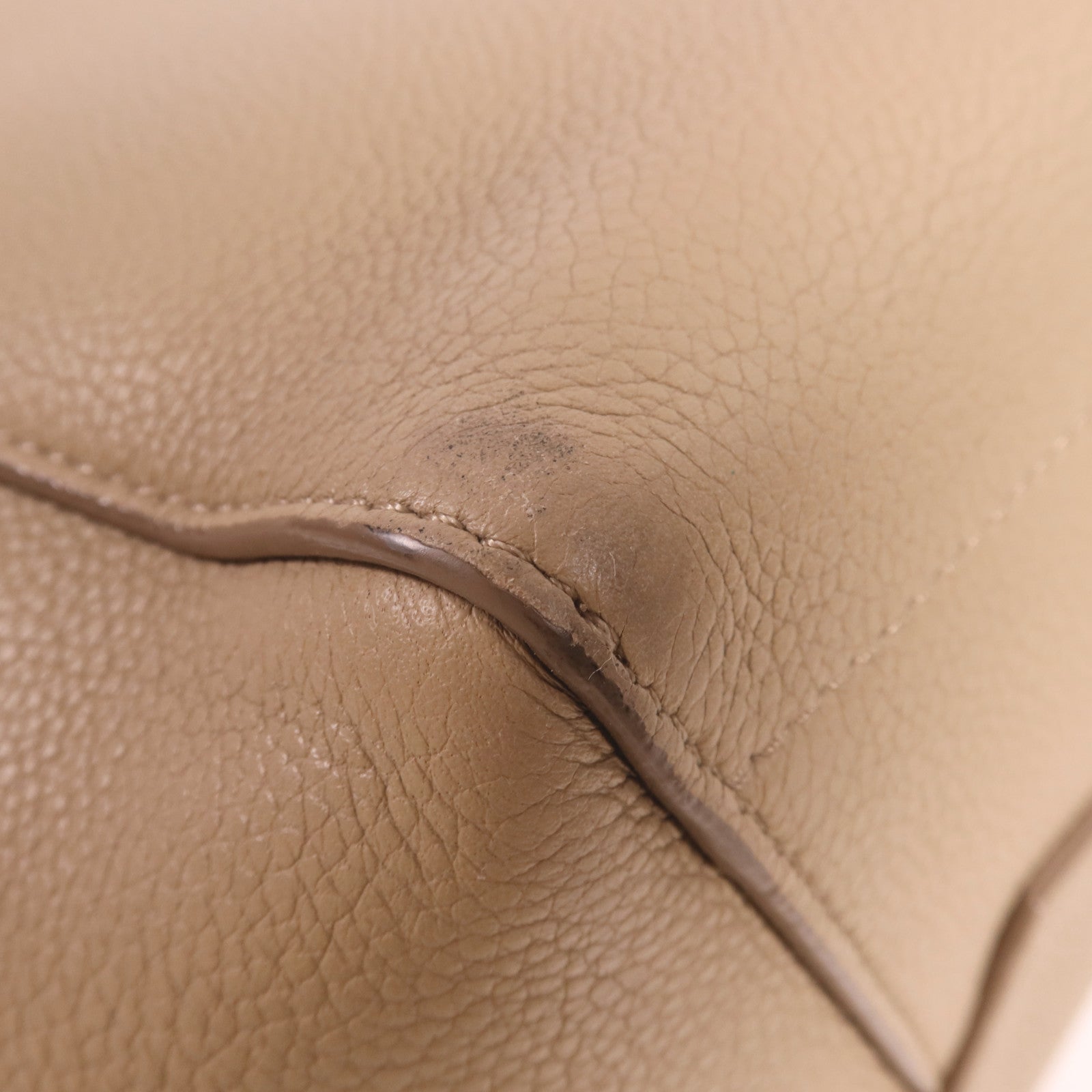 CELINE 牛皮皮革Sangle Bucket Large金扣肩背袋