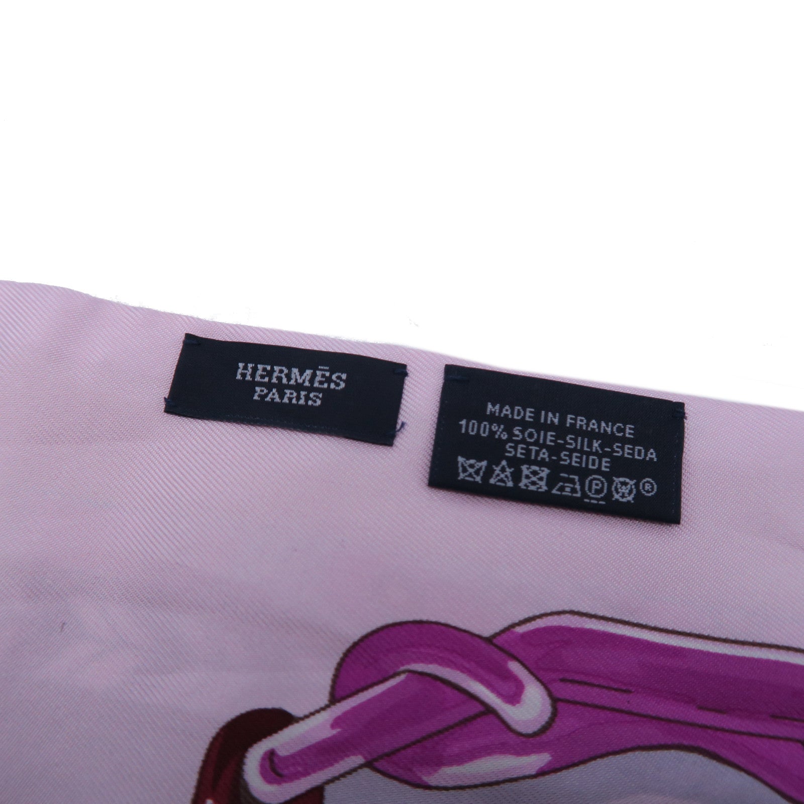 HERMES 【激減優惠】絲質Maxi Twilly絲巾紅色/多色