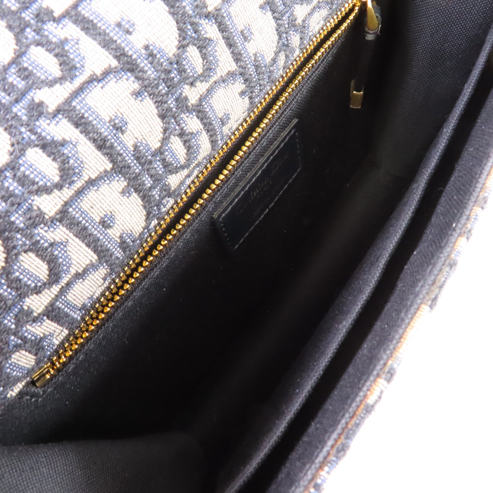 Dior Oblique帆布30 Montaigne Shoulder Bag金扣肩背袋寶藍色