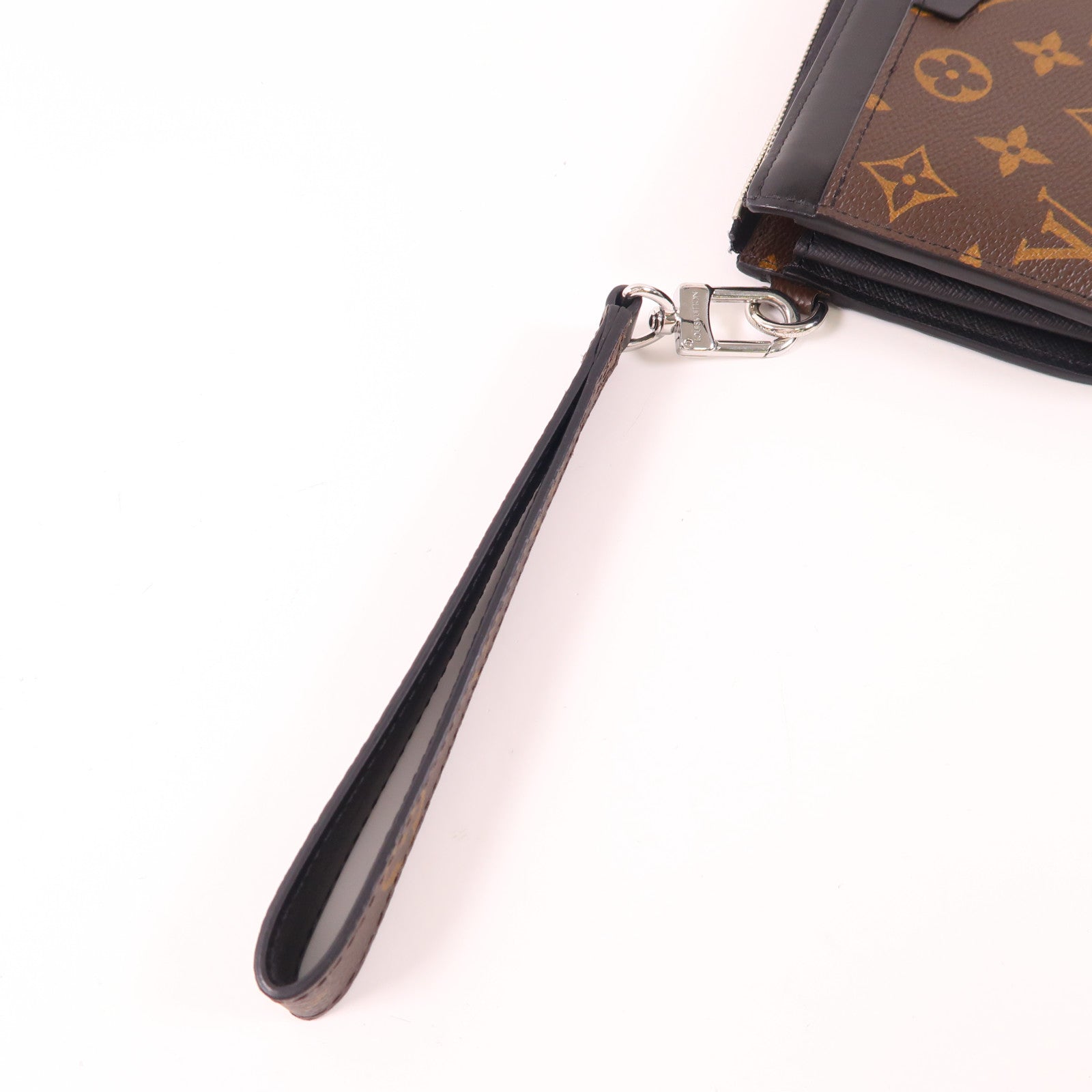 LOUIS VUITTON Monogram Zipper Dragonne銀扣長錢包